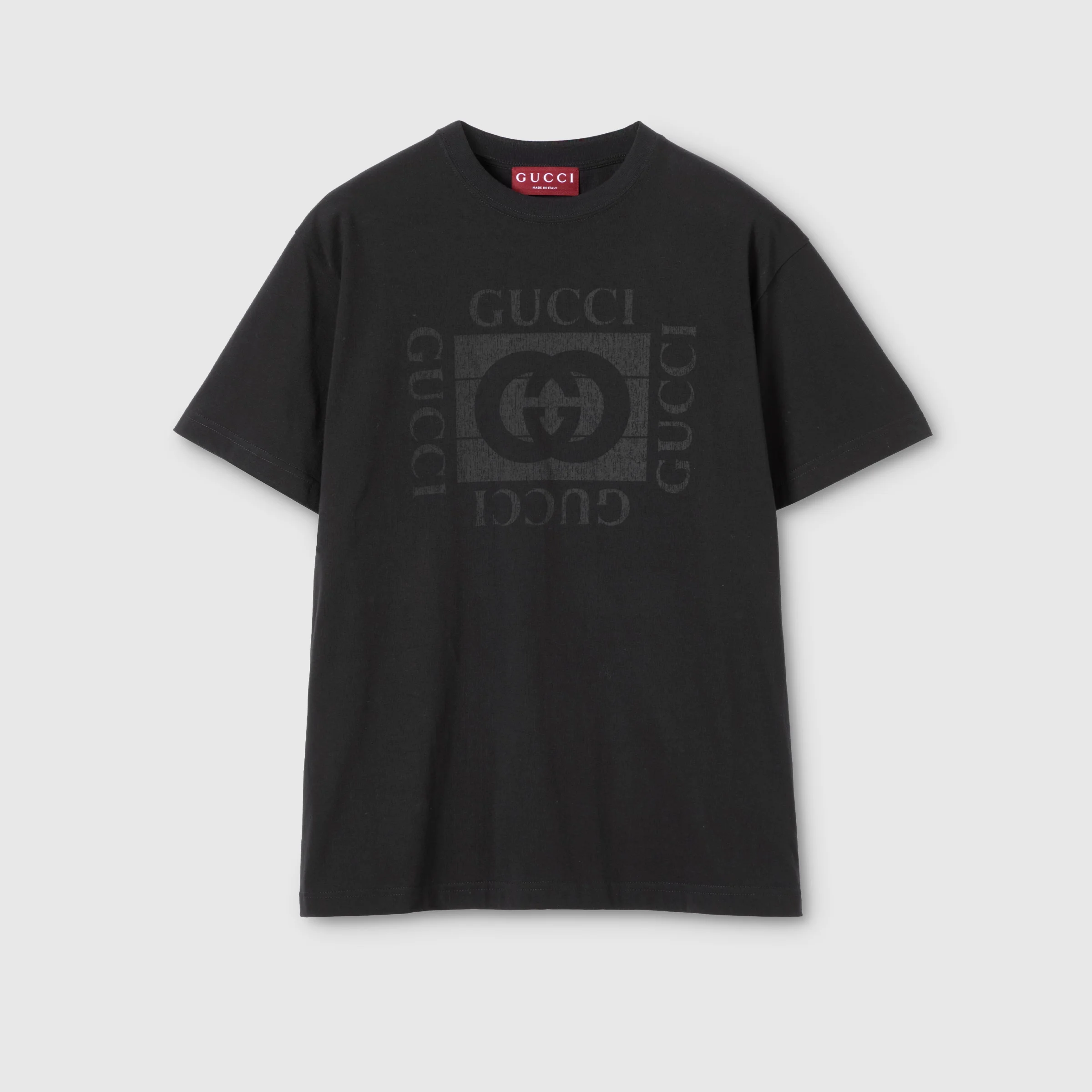 Cotton jersey T-shirt with print - 1