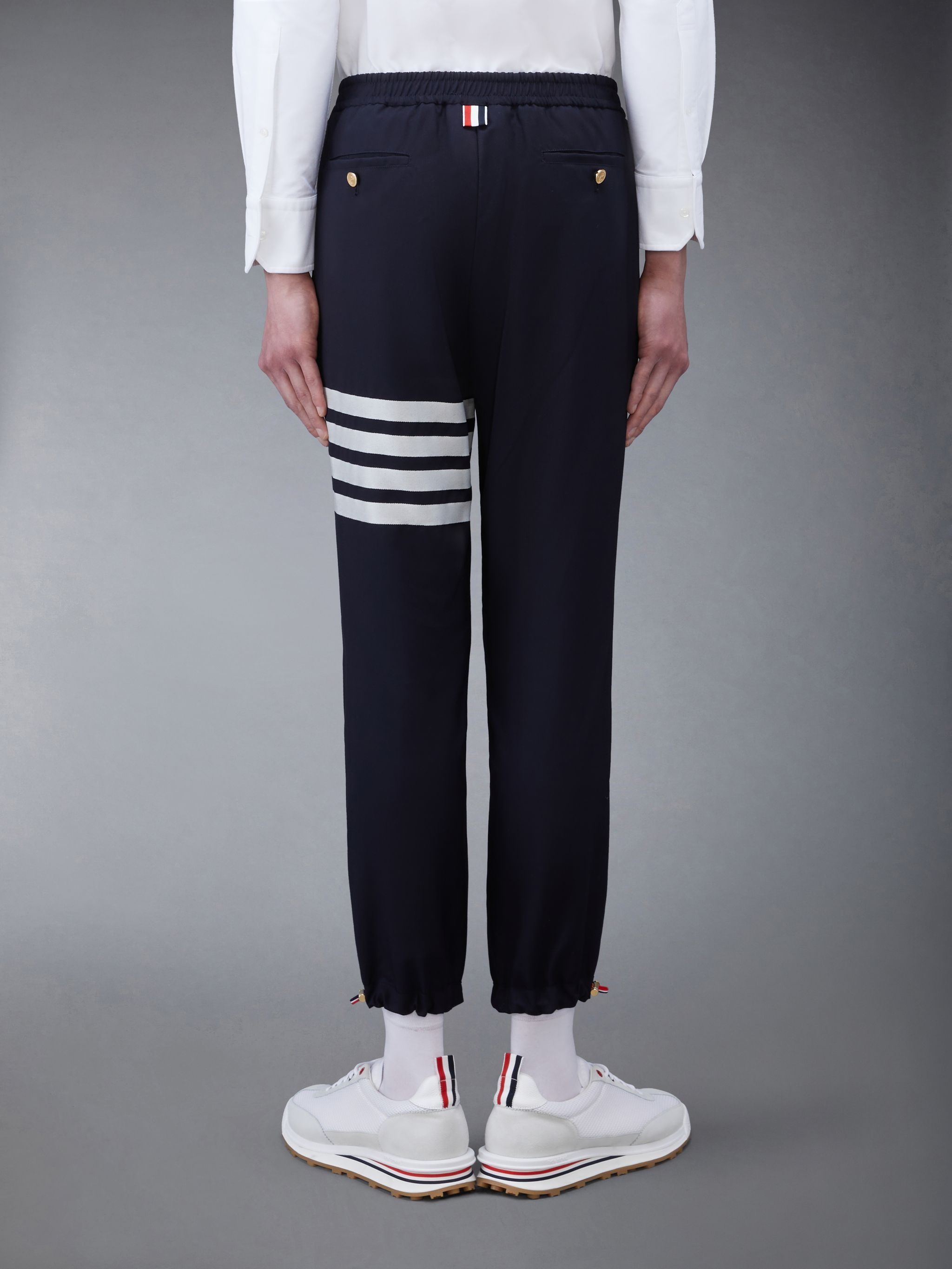 4-Bar elasticated ankle trousers - 3