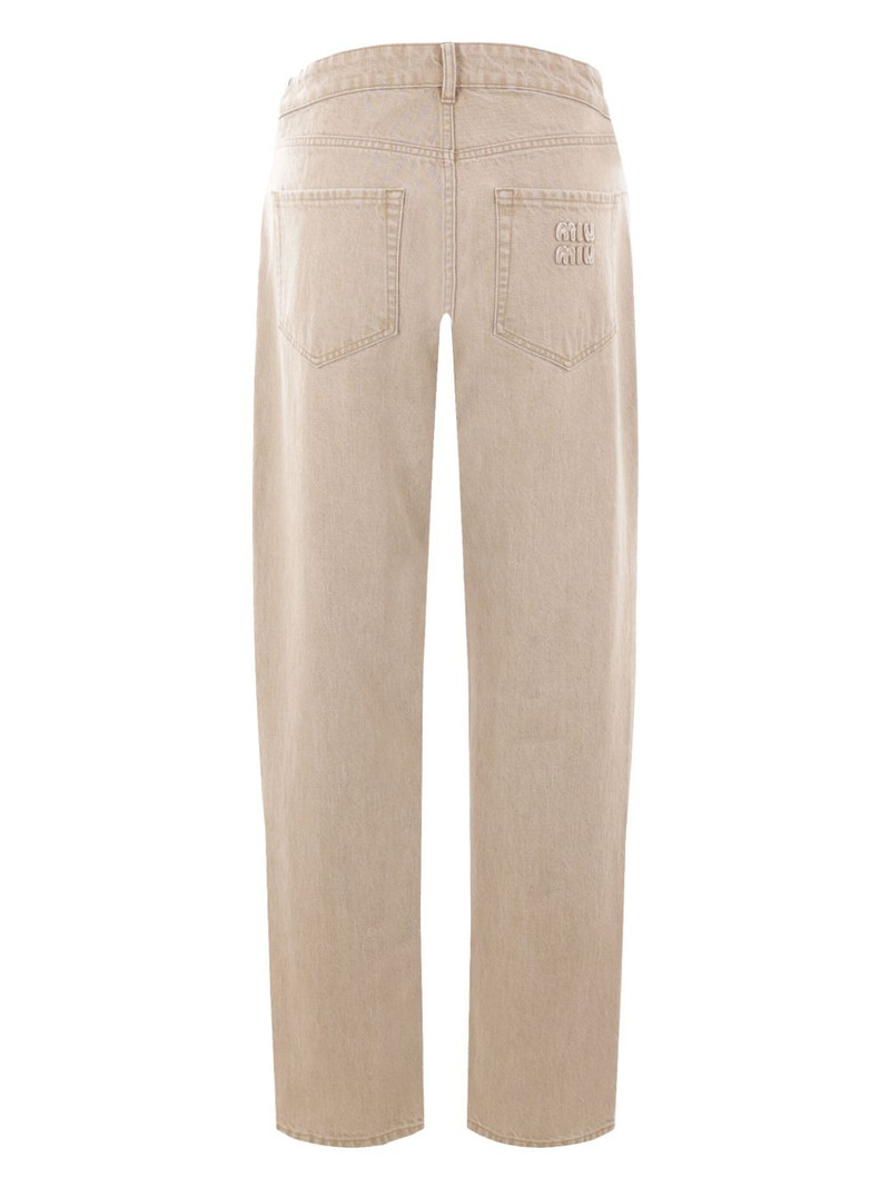 Miu Miu straight-leg jeans outlook
