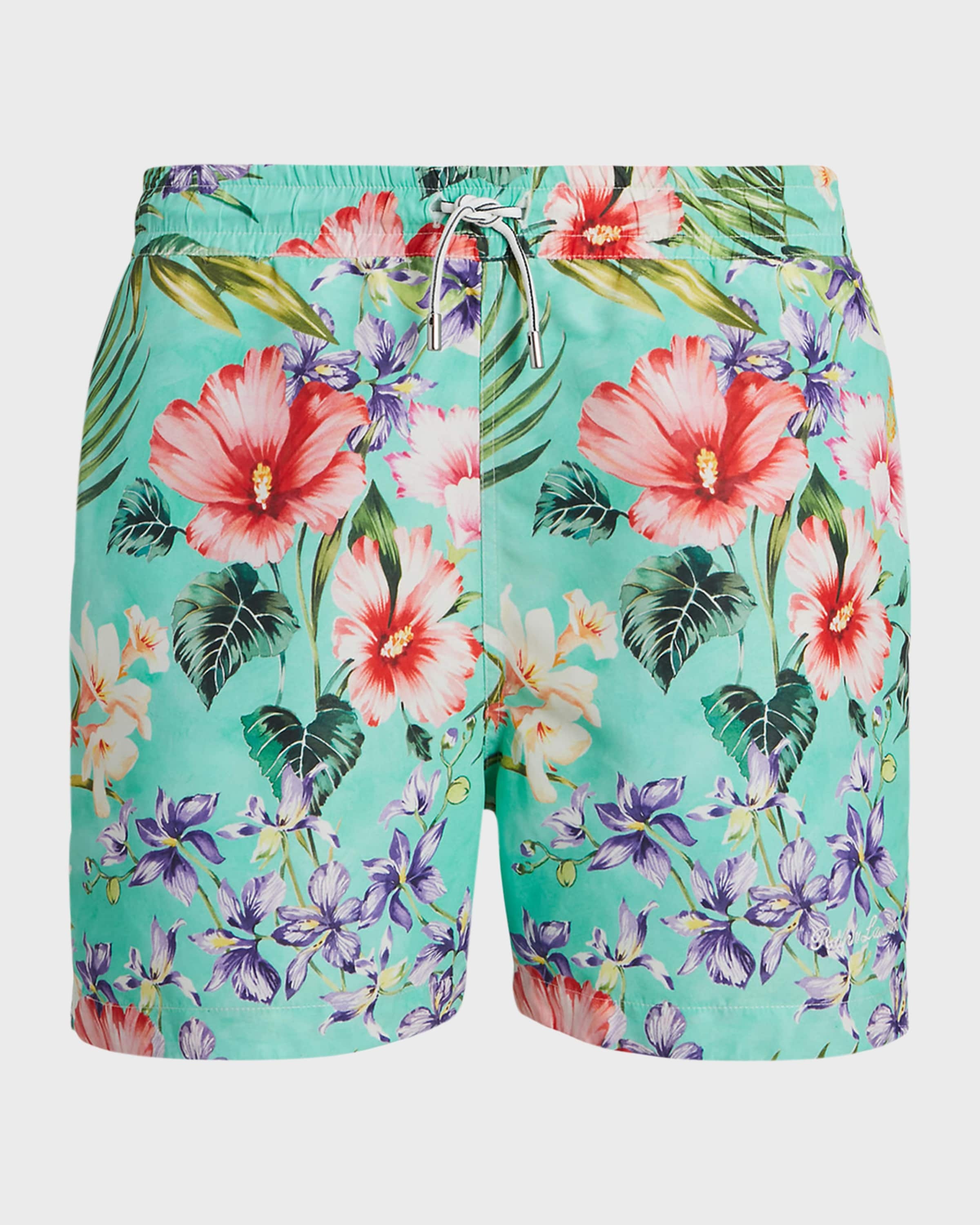 Men's Amalfi Botanical Swim Trunks - 1