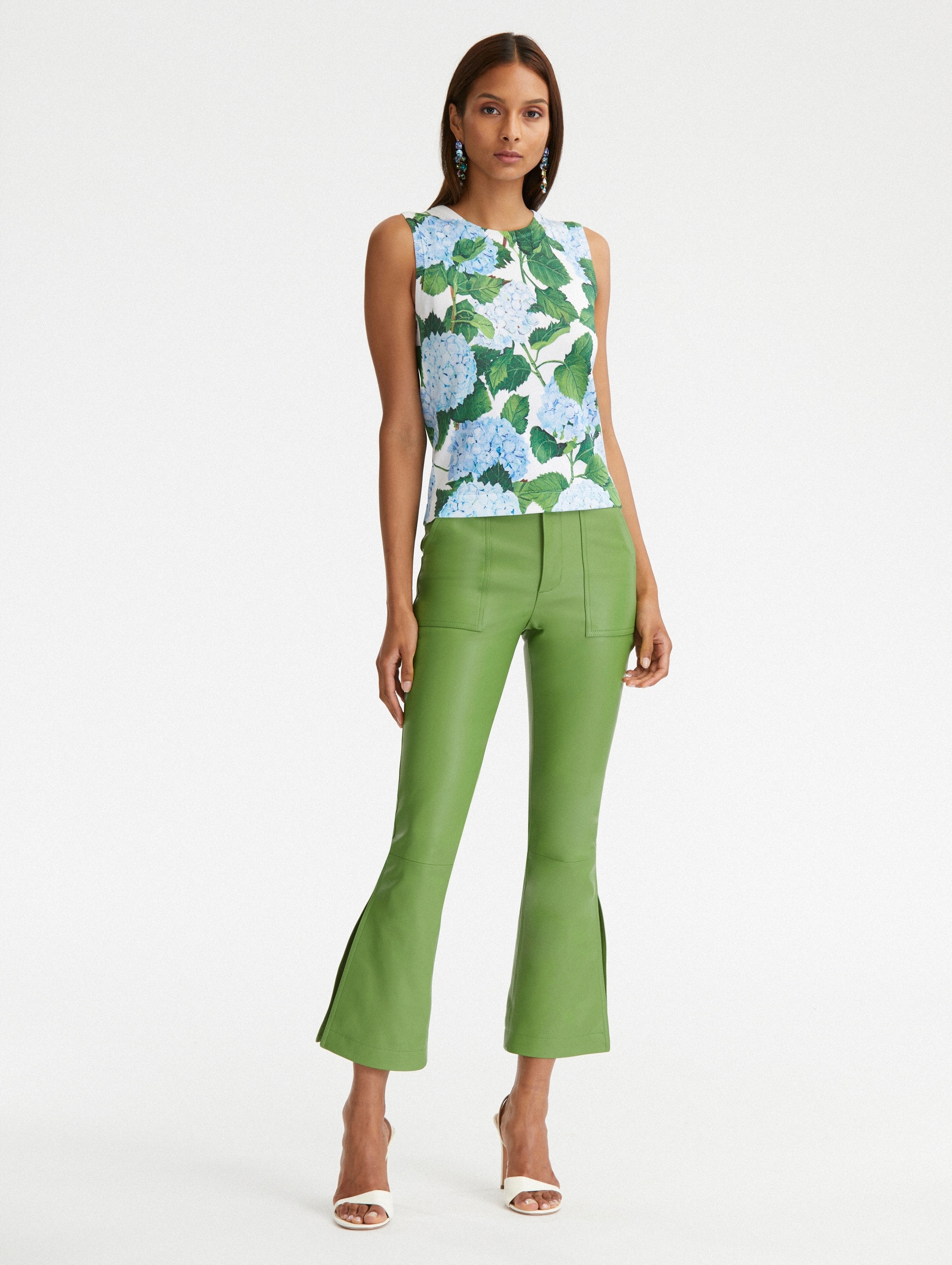 HYDRANGEA PRINTED TANK - 3