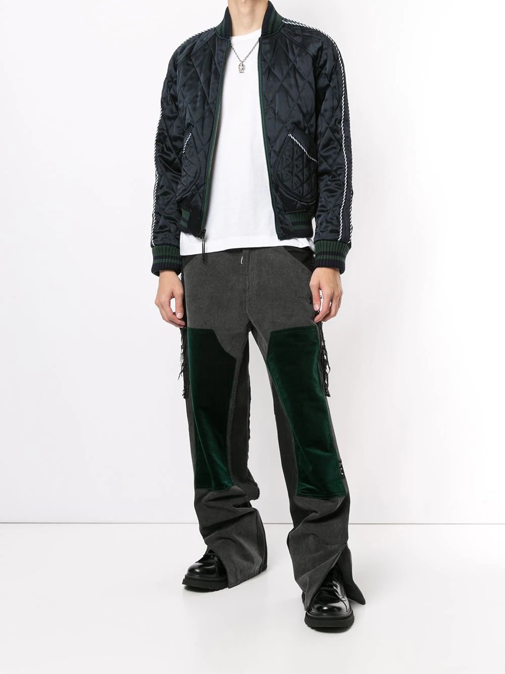 Pivot velvet varsity jacket - 6