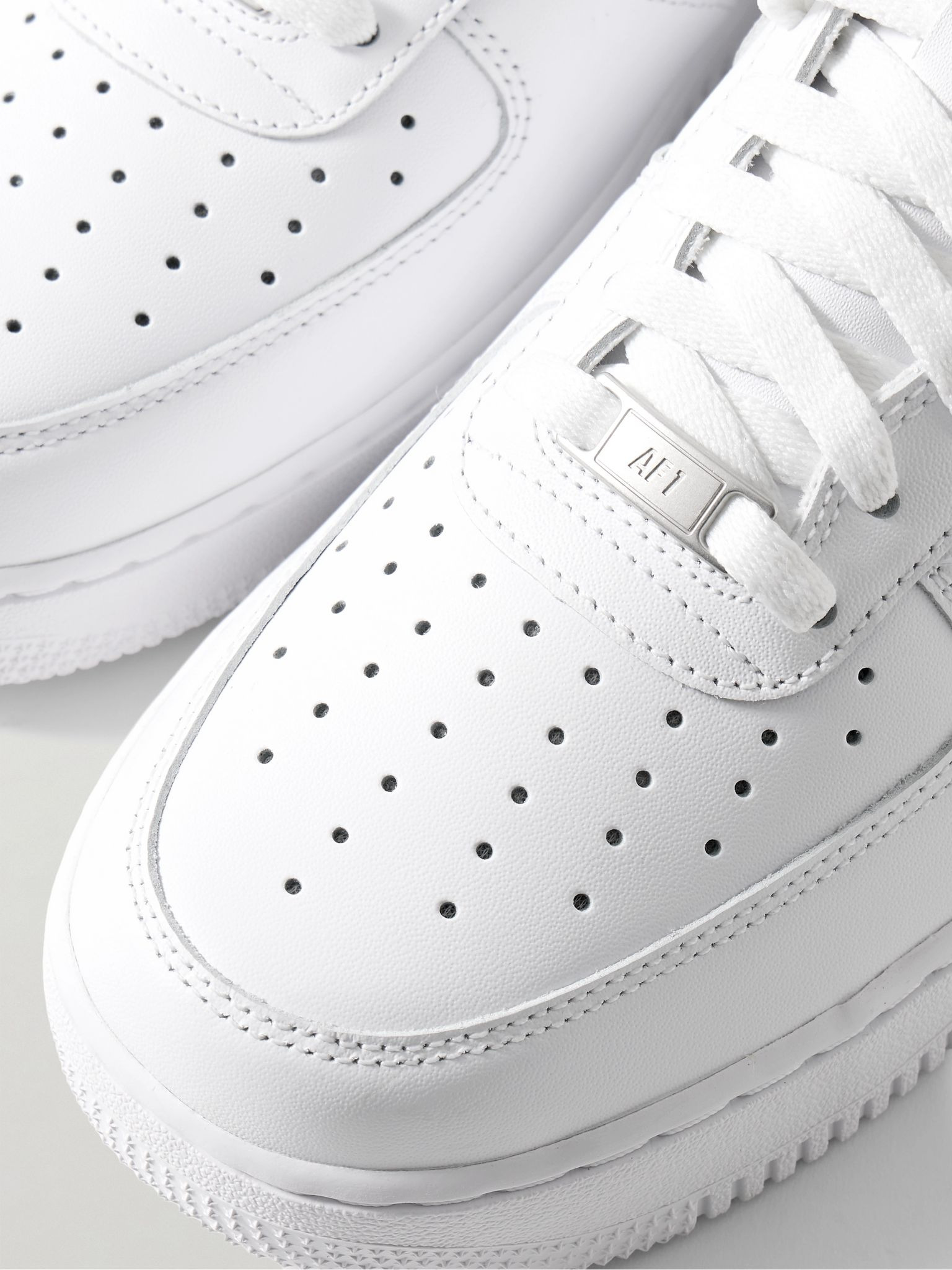 Air Force 1 '07 Leather Sneakers White - 6