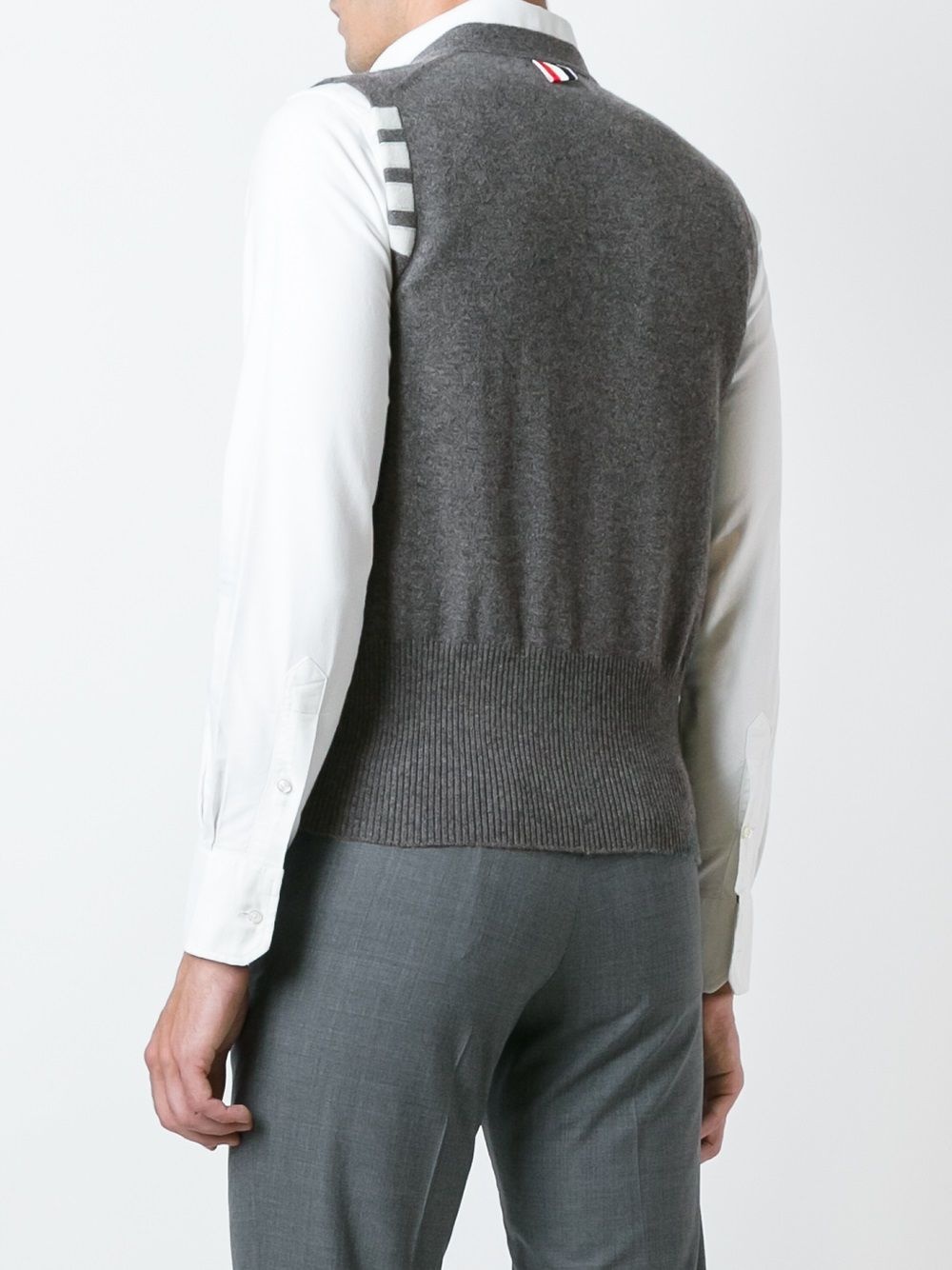 sleeveless buttoned cardigan - 4