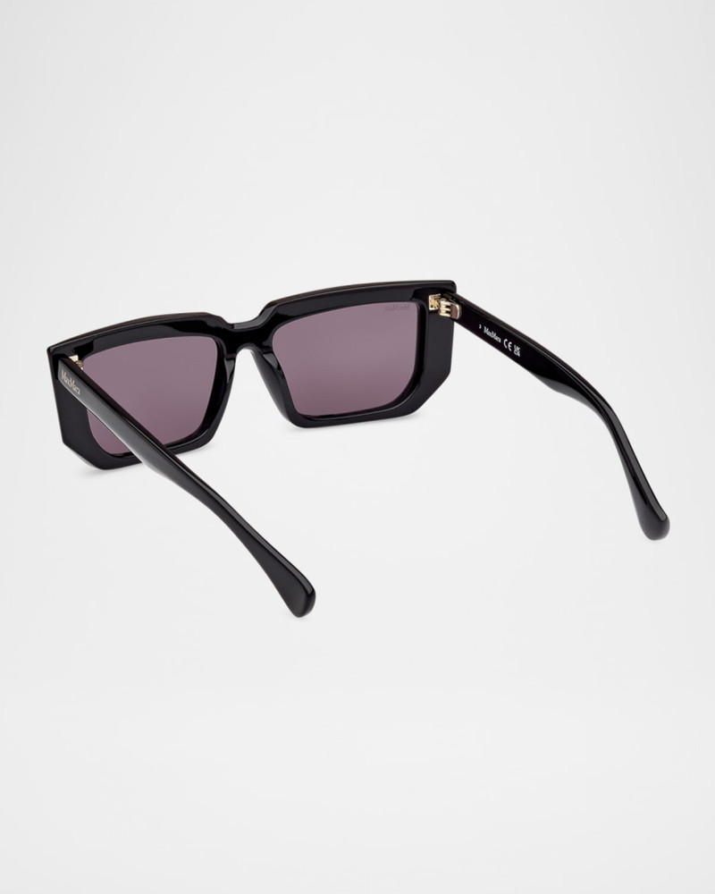 Max Mara Acetate Rectangle Sunglasses outlook