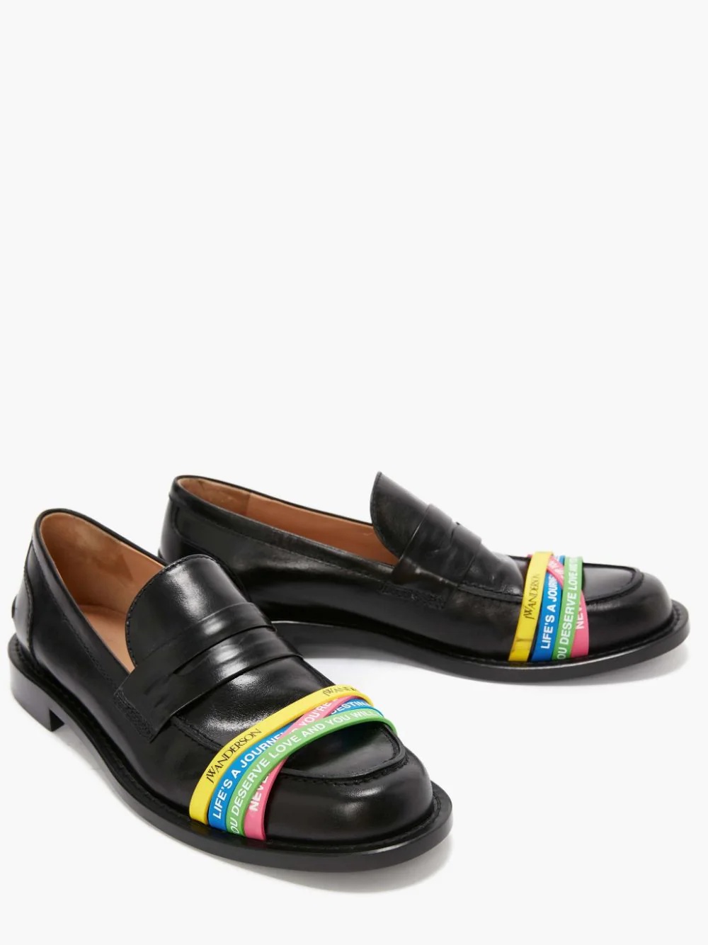 ELASTIC LEATHER LOAFERS - 2