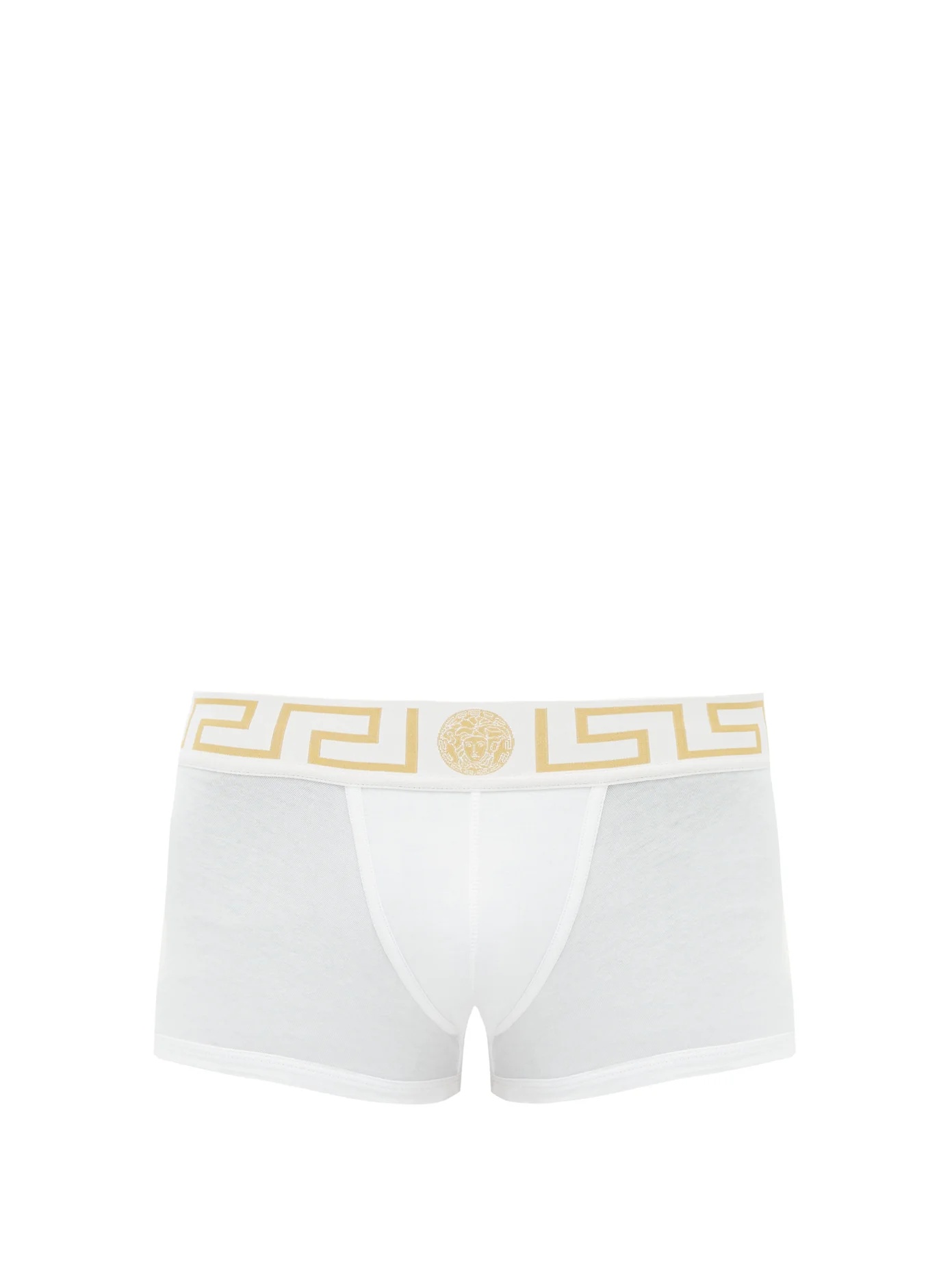 Logo-jacquard cotton-blend jersey boxer briefs - 1