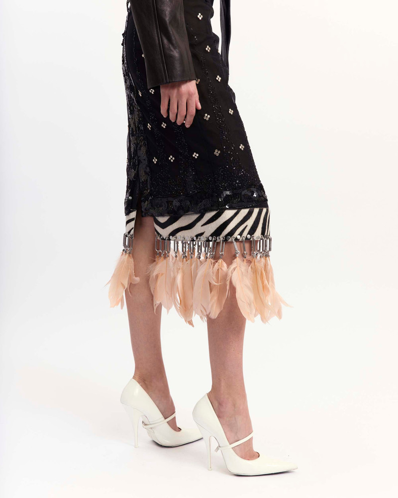 AMALIA MIDI SKIRT IN EMBROIDERED TULLE 5