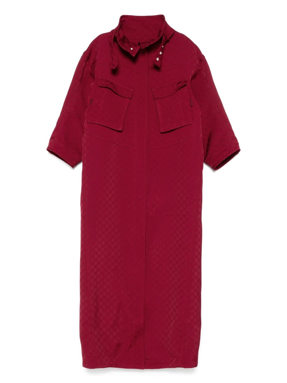 GG jacquard coat - 1