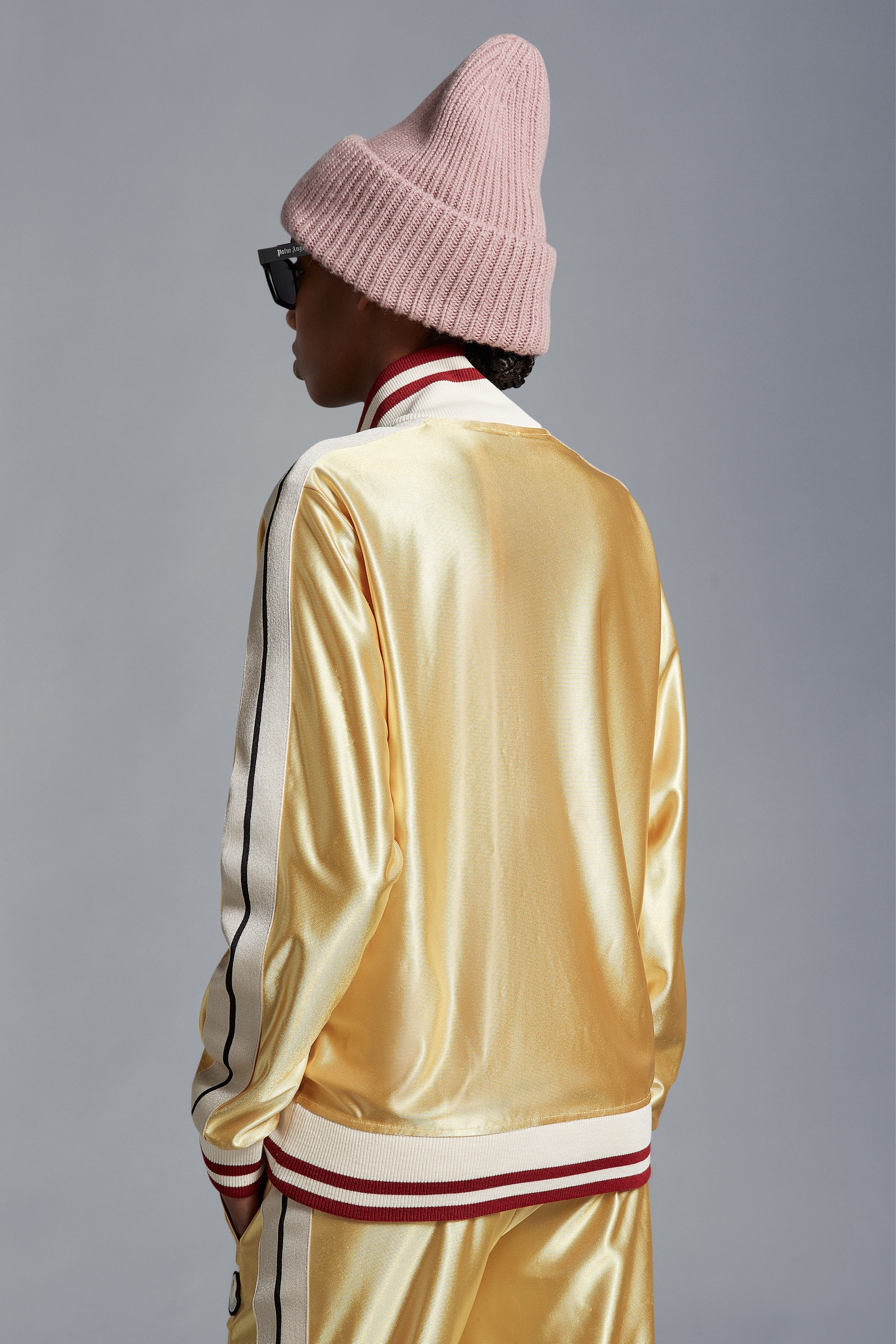Shiny Zip-Up Sweatshirt - 5