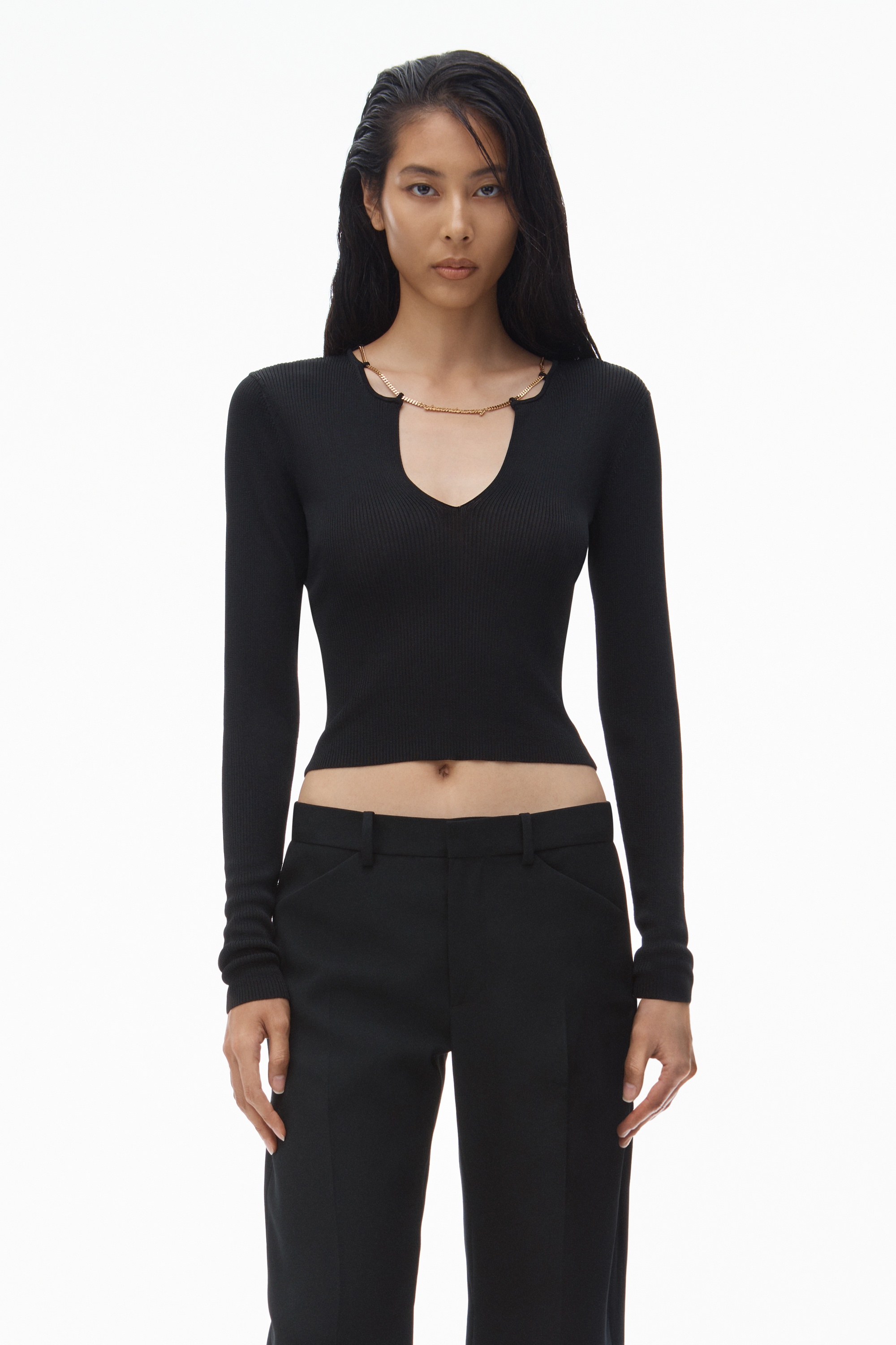 Logo Nameplate Cropped Shirt - 2