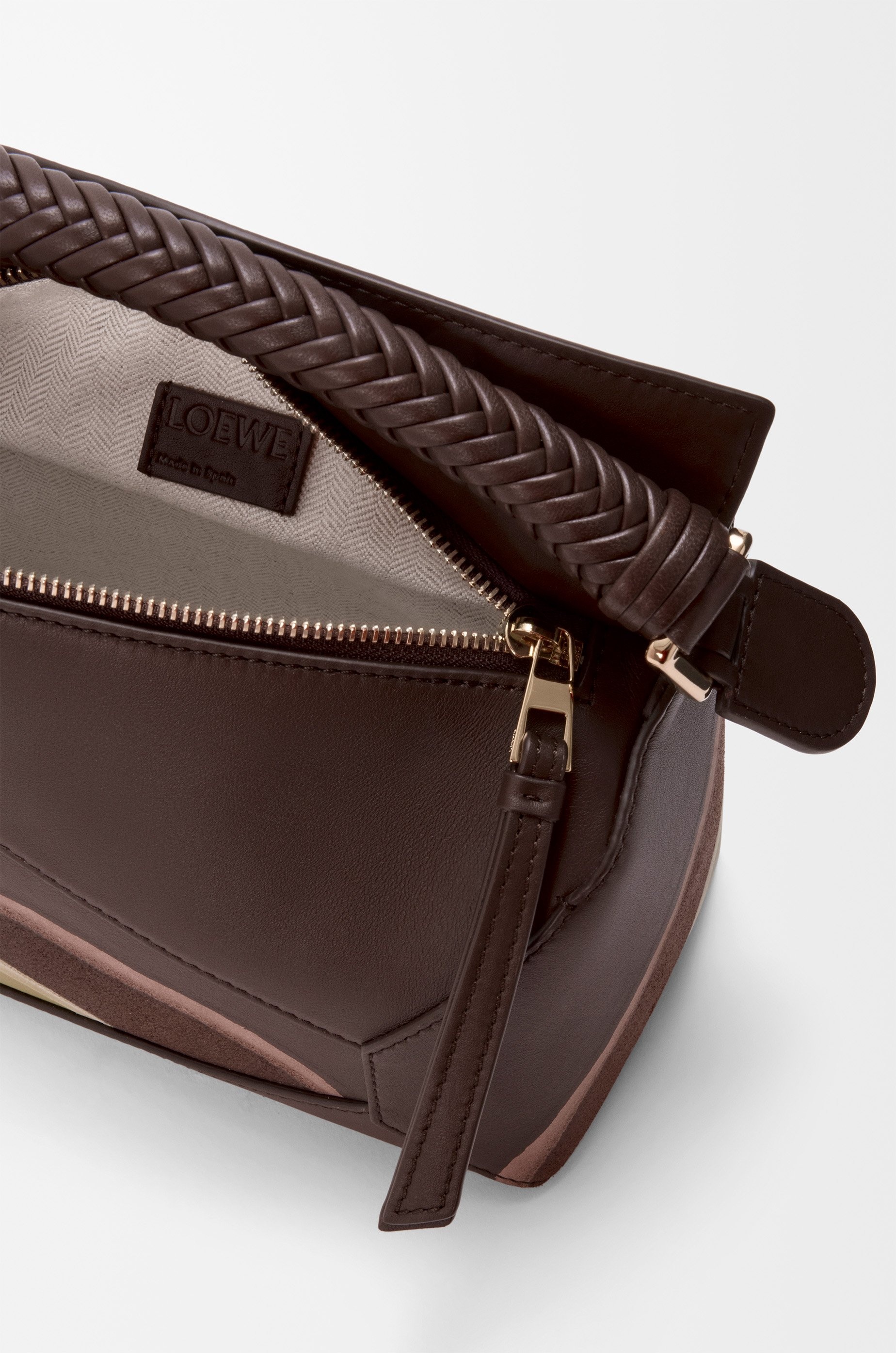 Small Puzzle Edge bag in nappa calfskin - 9