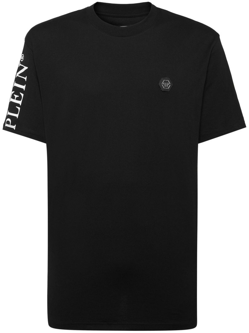 logo-patch cotton t-shirt 1