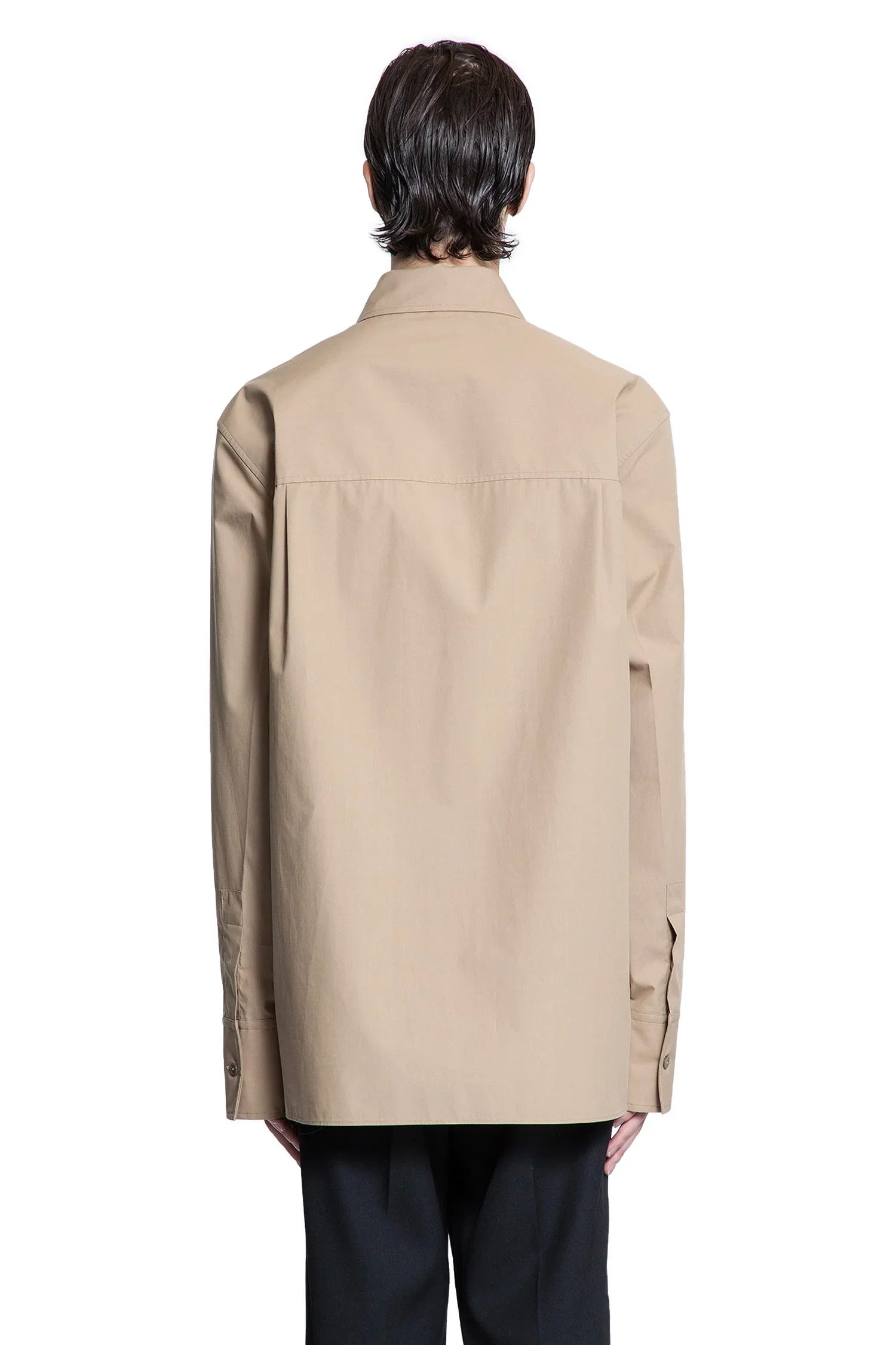 Embossed-Logo-Cotton-Poplin-Shirt - 3