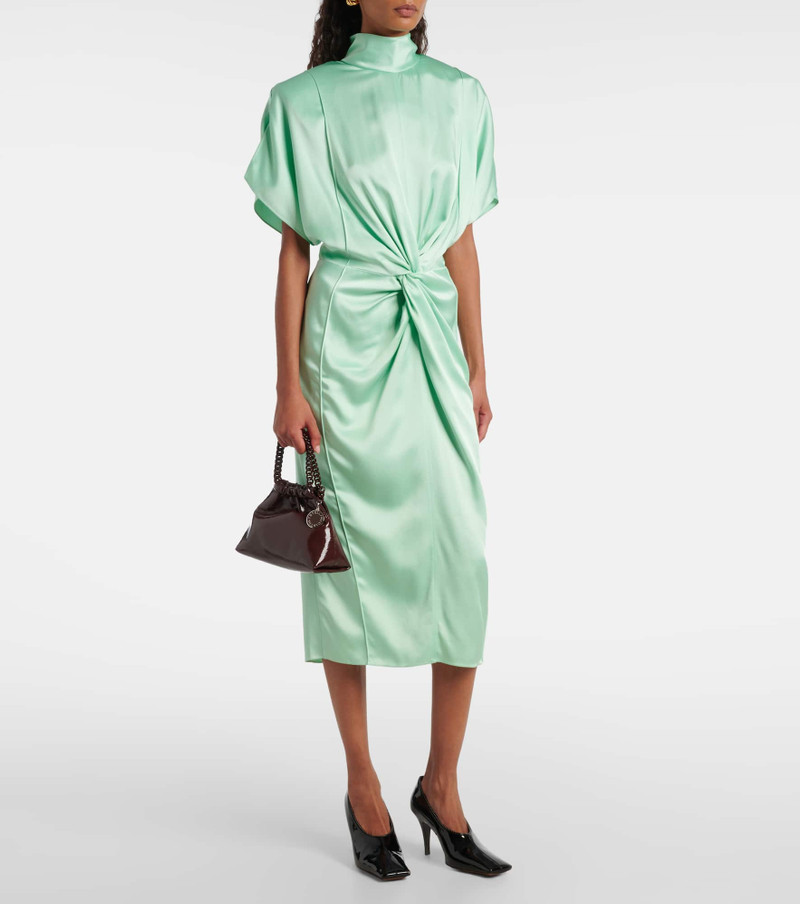Stella McCartney Satin midi dress outlook