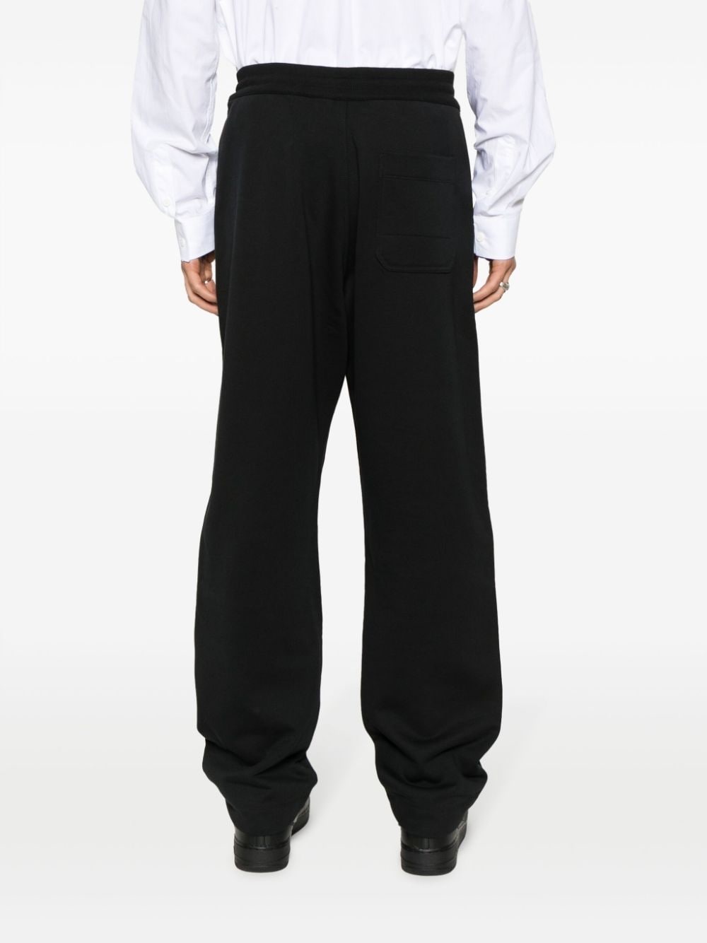 logo-patch drawstring track pants - 5