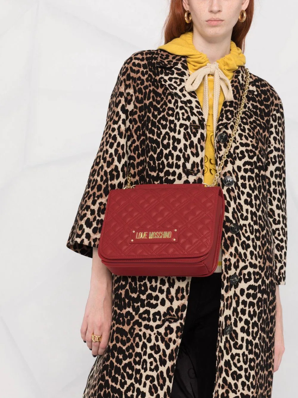 quilted logo-plaque shoulder bag - 3