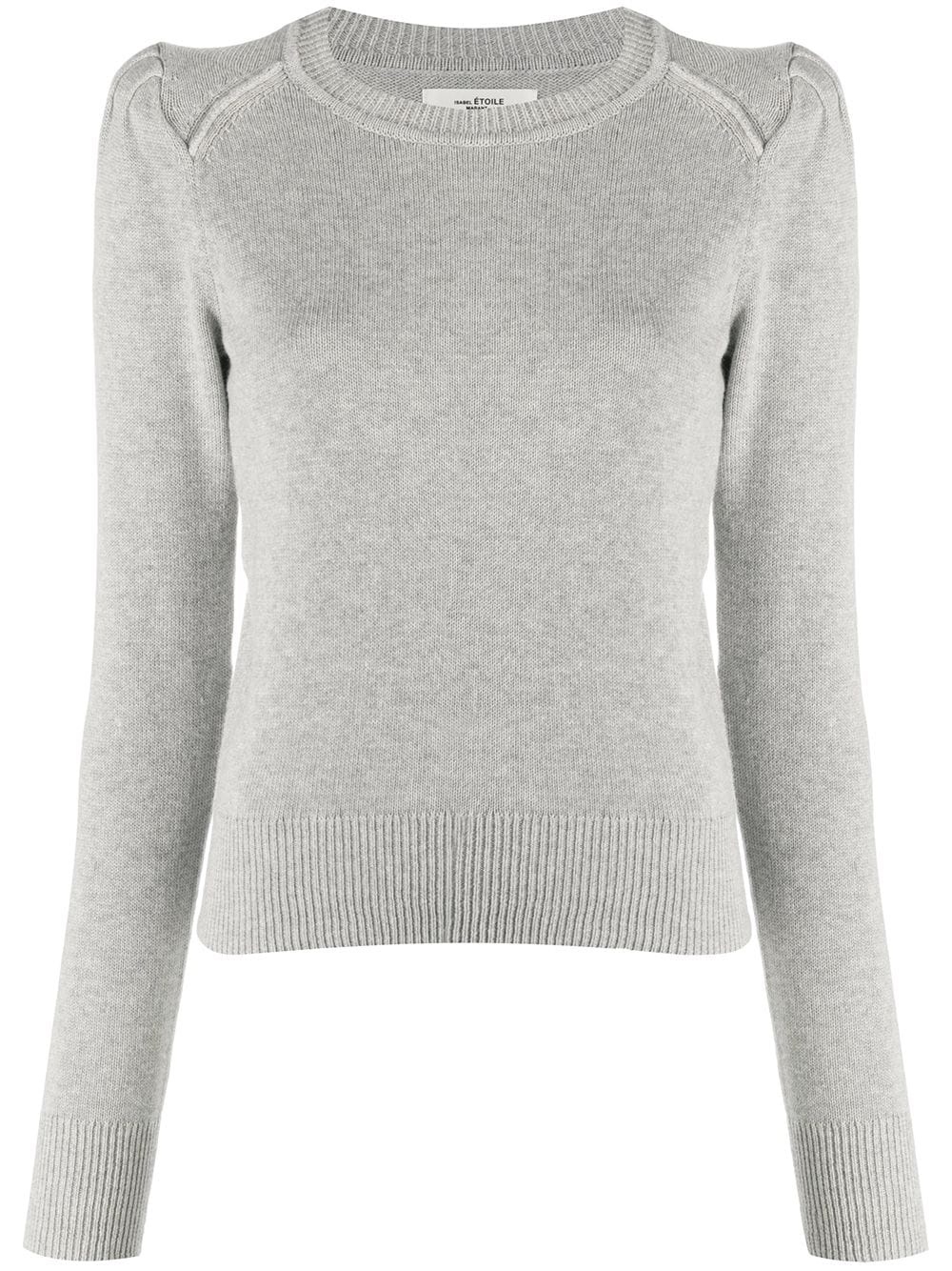 ribbed crew neck jumper - 1