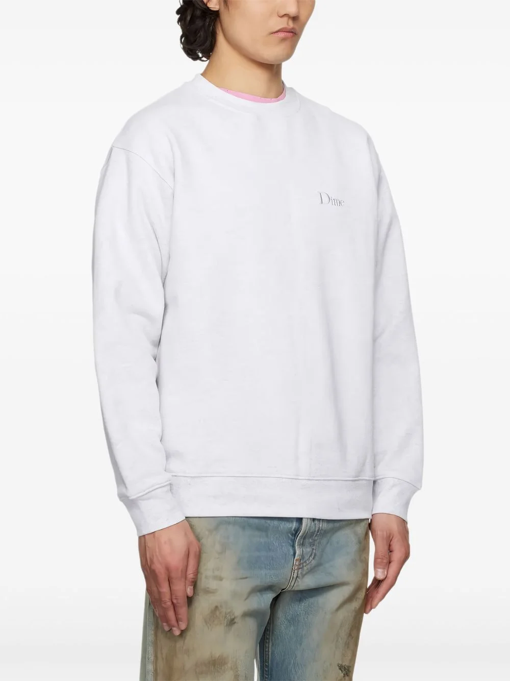 small-logo crew-neck sweatshirt - 1