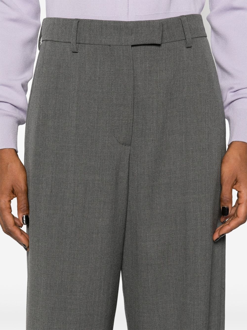 wide-leg trousers - 5