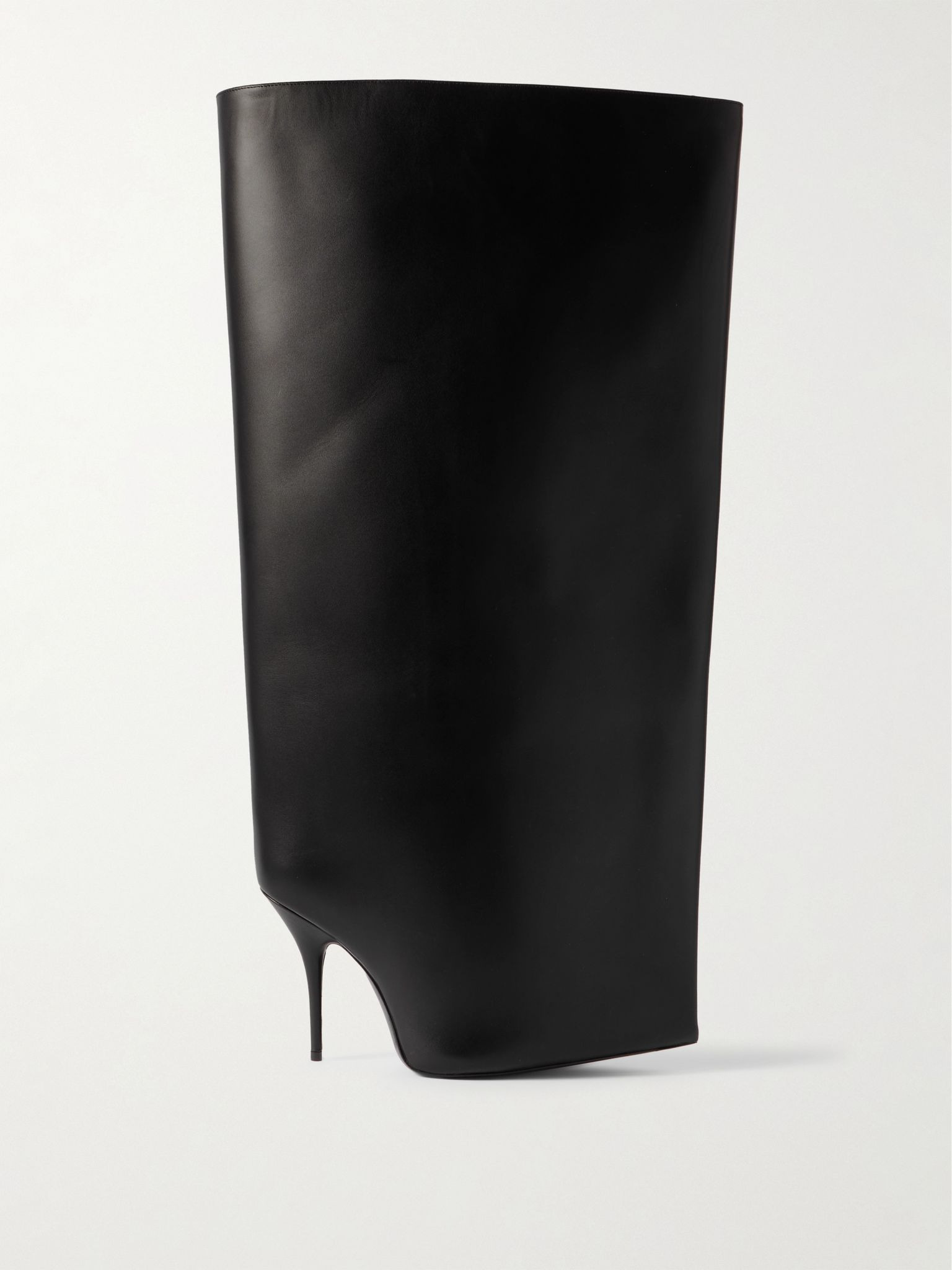 New Wader leather knee boots Black - 1