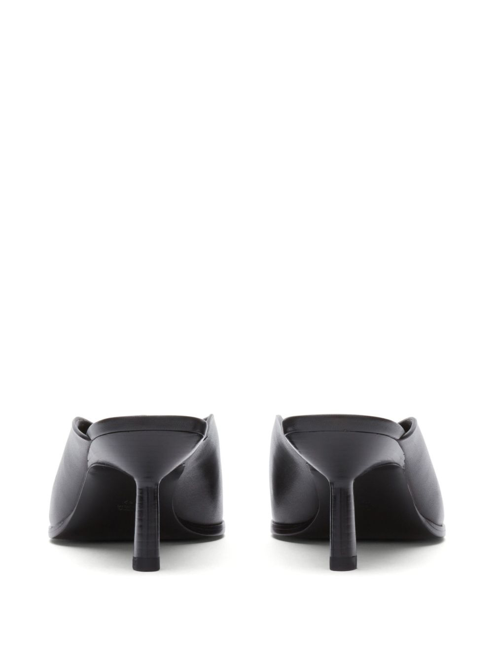 68mm square-toe mules - 3