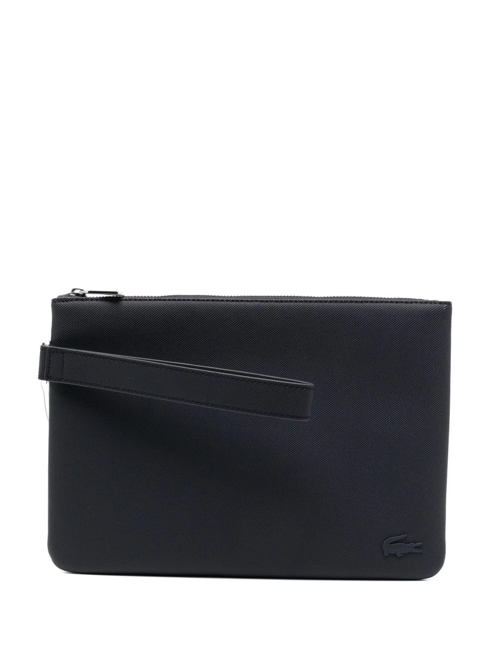 embossed-logo clutch bag - 1