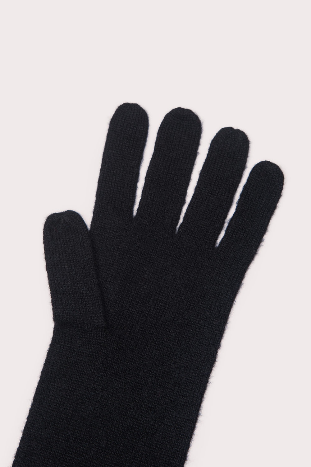 LINZ GLOVES BLACK CASHMERE - 2