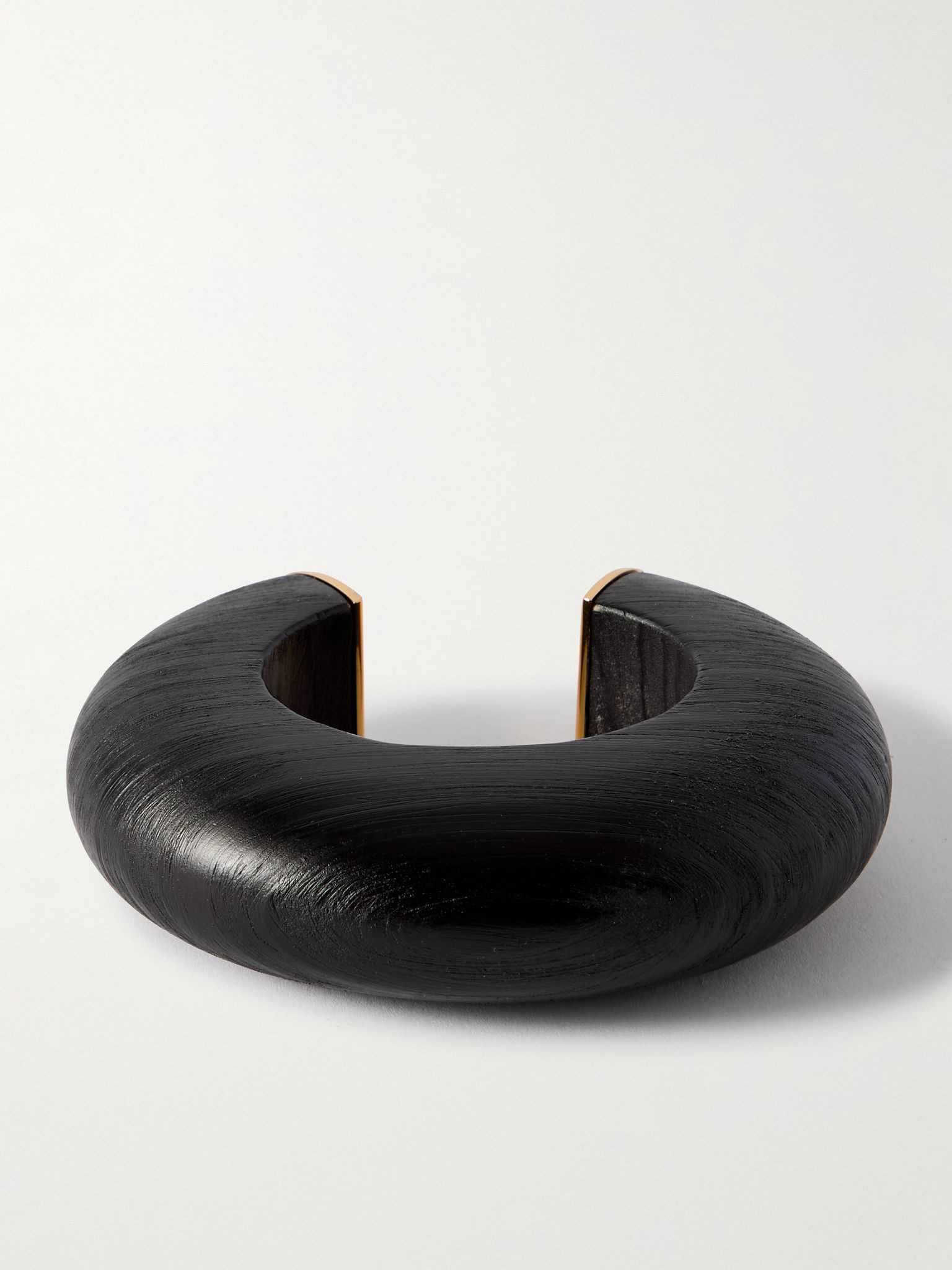 Bumper wood cuff Brown - 1