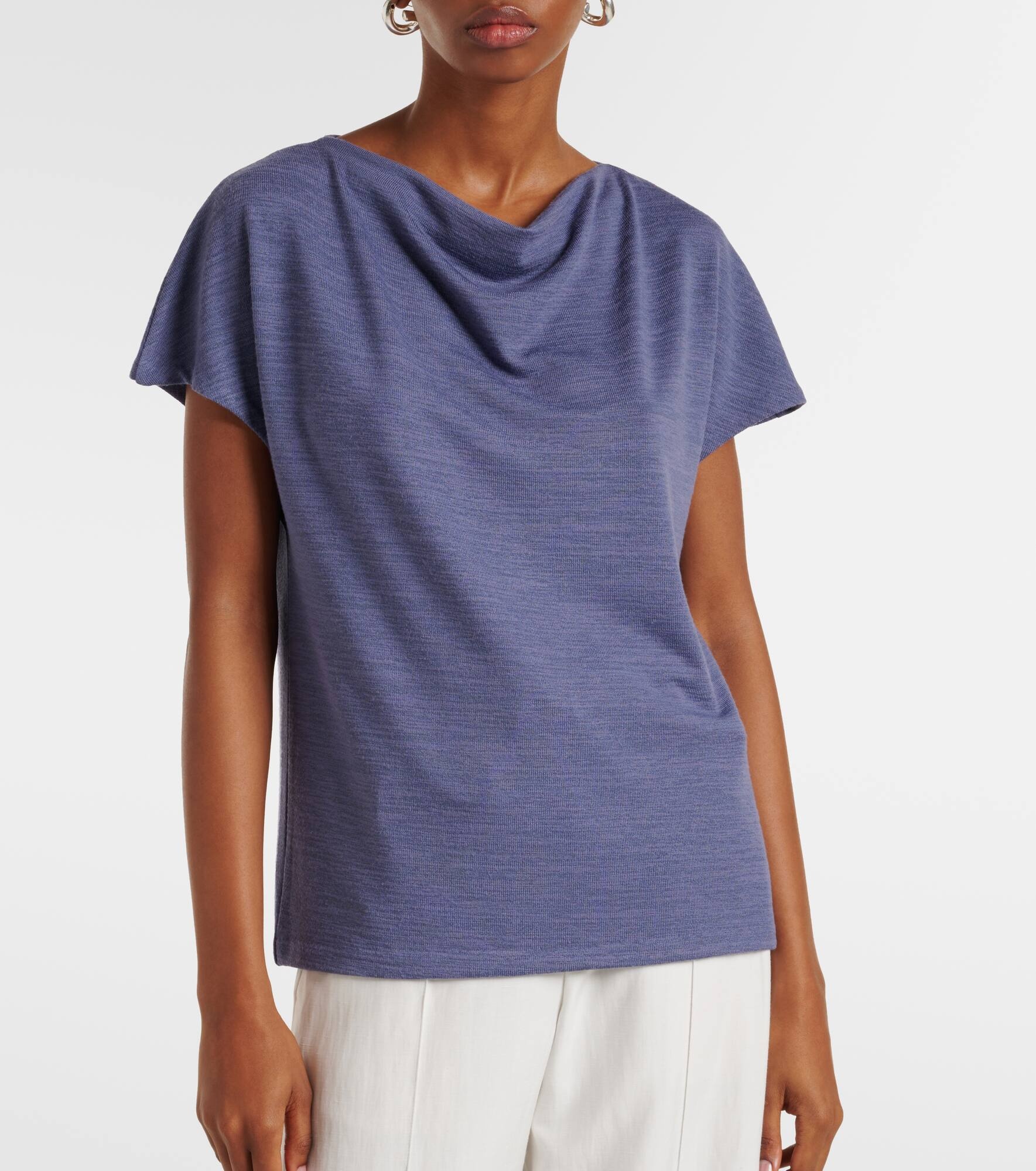 Draped T-shirt - 5