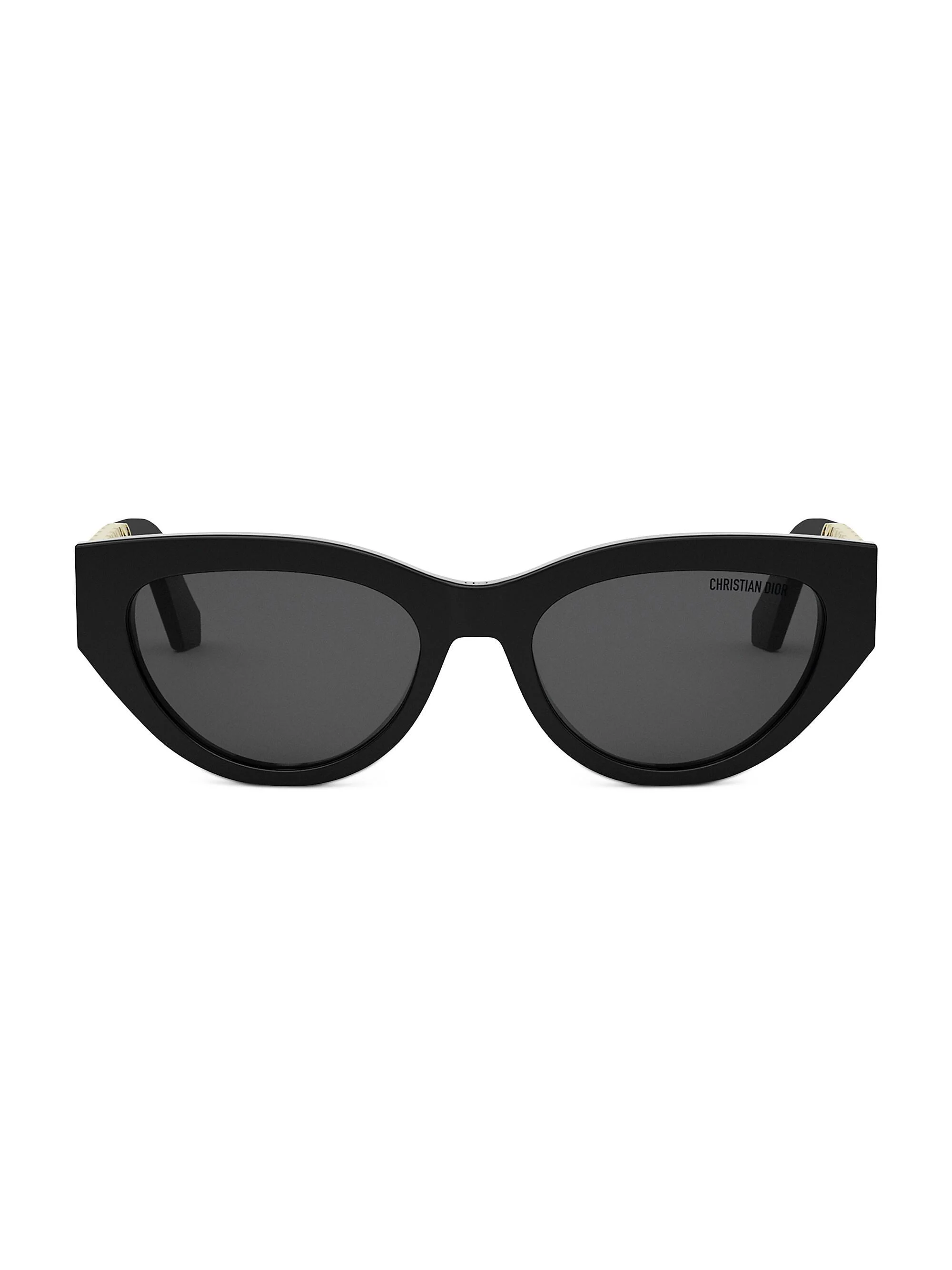 Women's DioRésille B1I Cat-Eye Sunglasses - Dark Grey Black Gold - 1