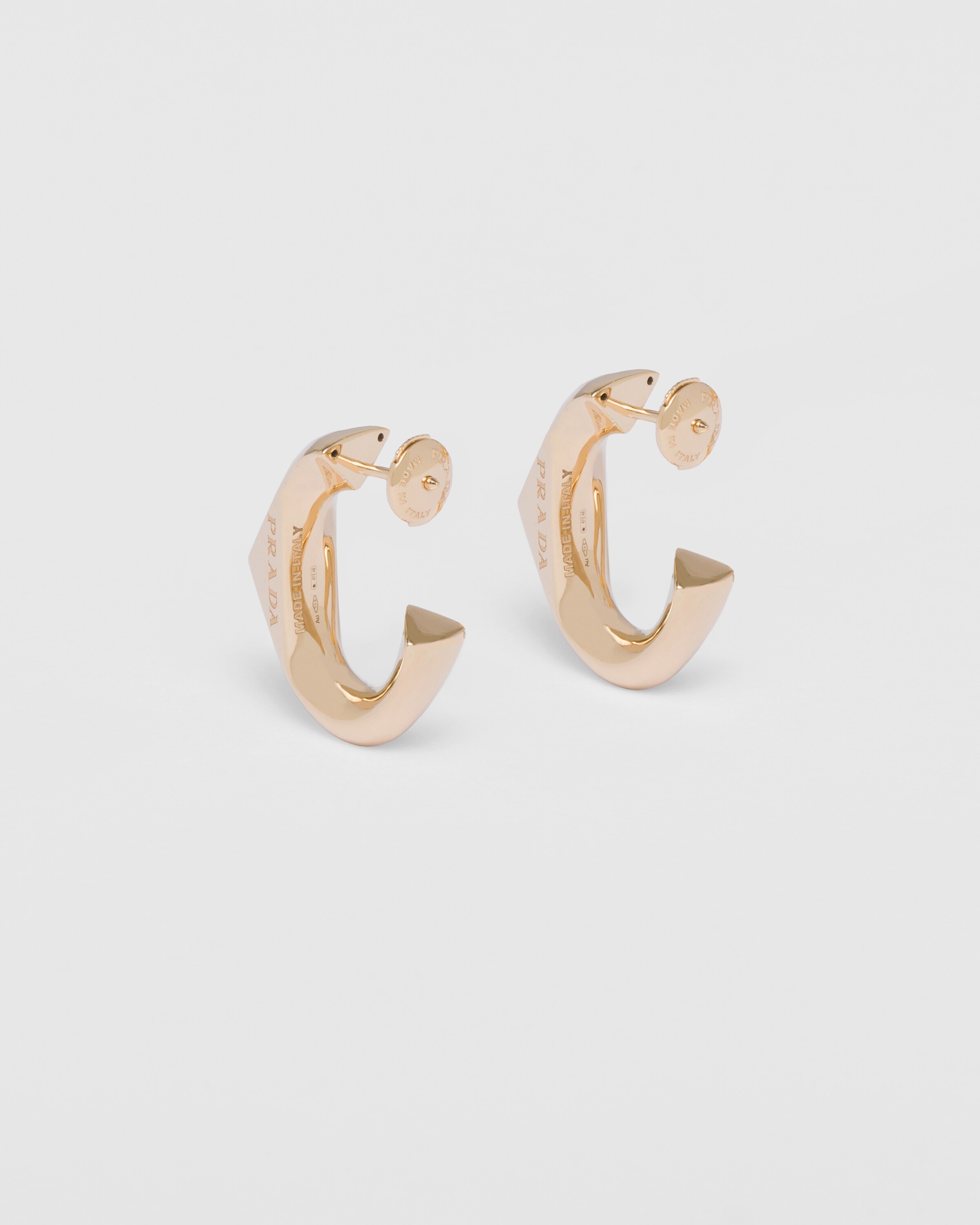 Eternal Gold small earrings in yellow gold - 4