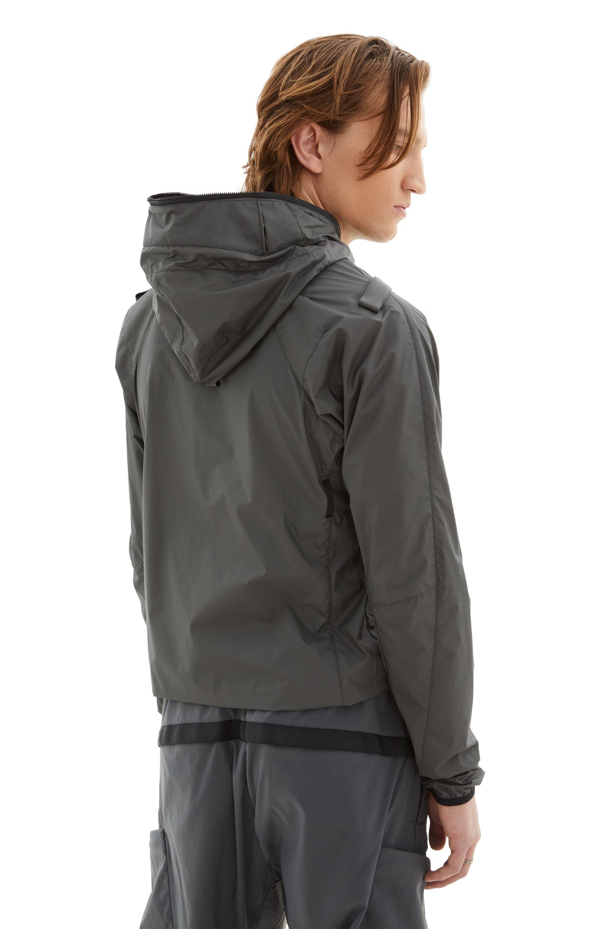 PACKABLE HARDSHELL JACKET (GREY) - 3