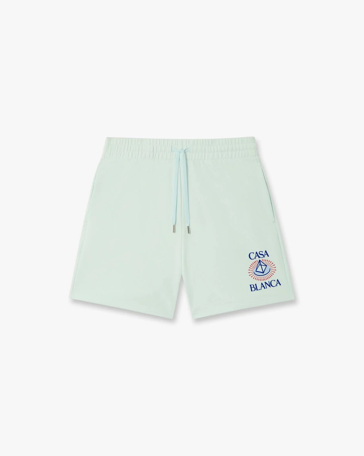Ice Blue Celestial Pyramid Printed Classic Shorts - 1