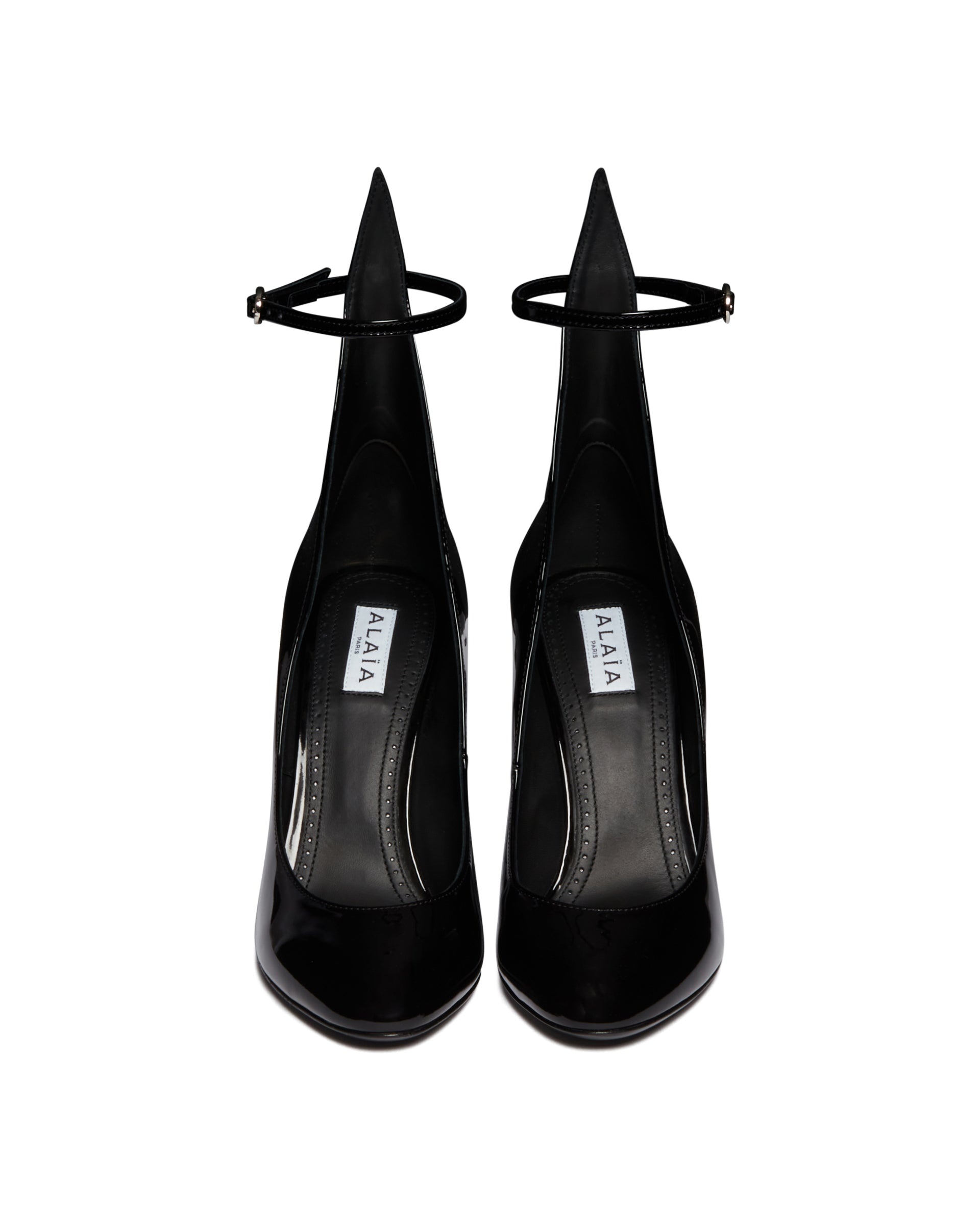 Black Patent Leather Pumps - 4