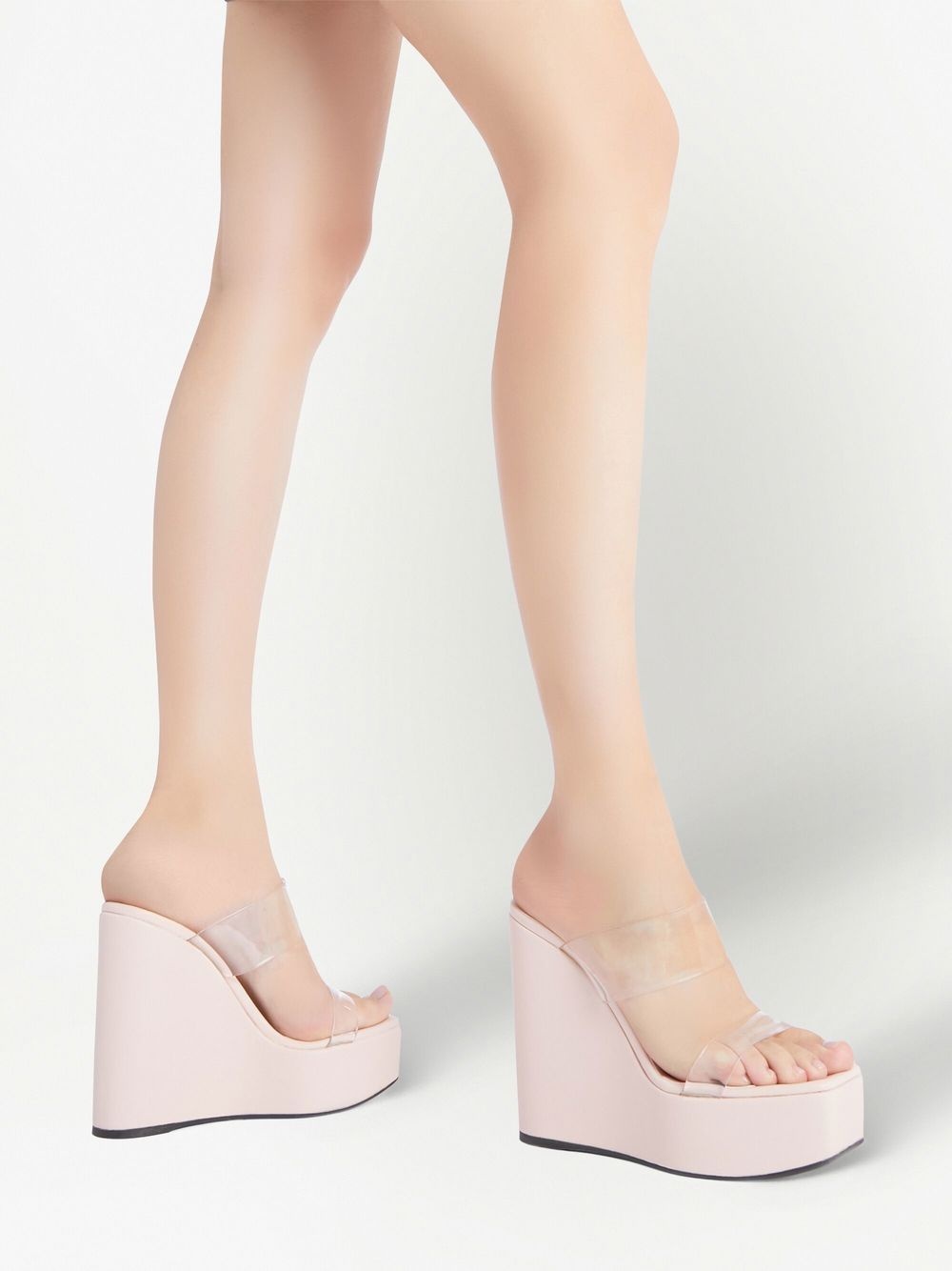 Meissa Plexi wedge sandals - 4