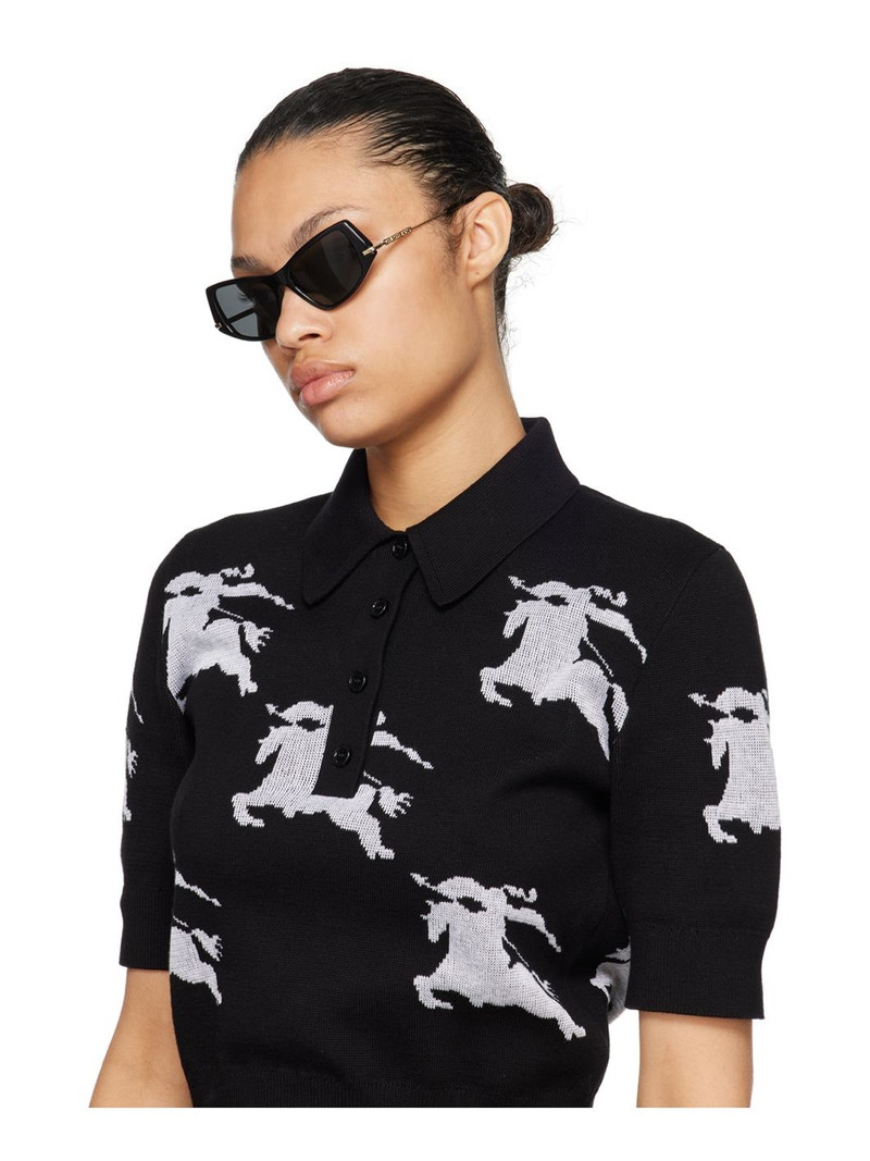 Black Cat-Eye Sunglasses 4