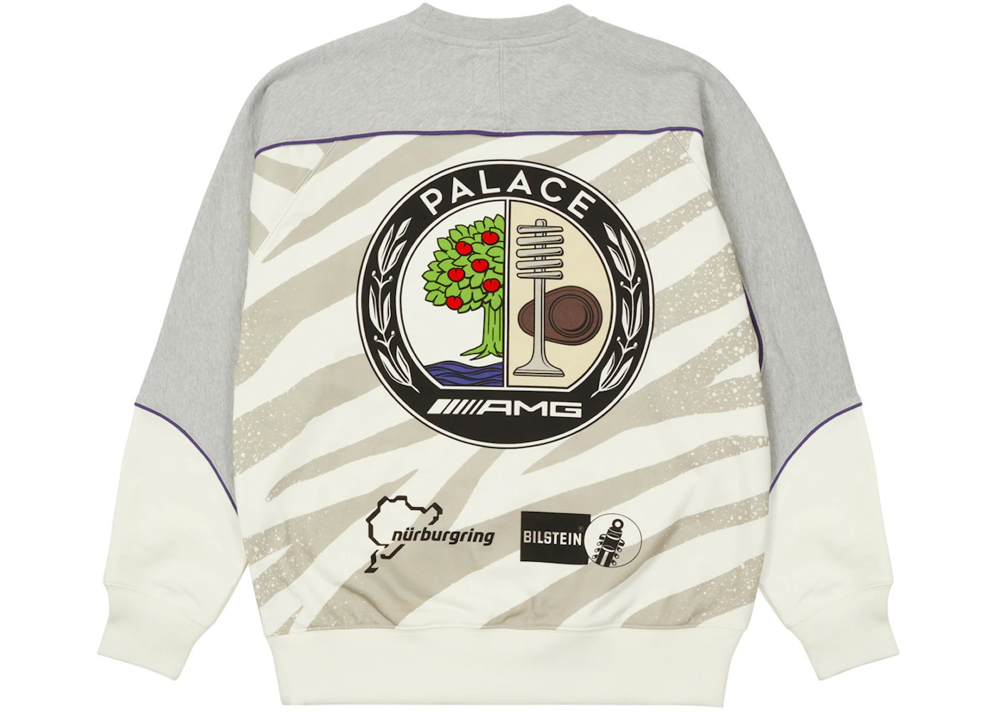 Palace AMG Technical Crew White - 2