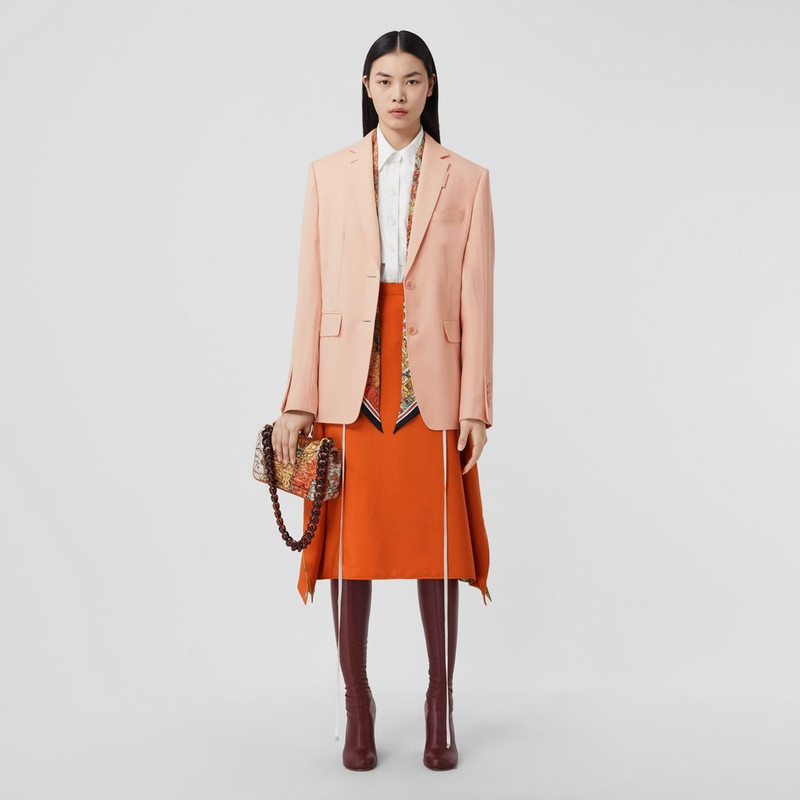 Burberry Wool Oversized Tailored Jacket outlook