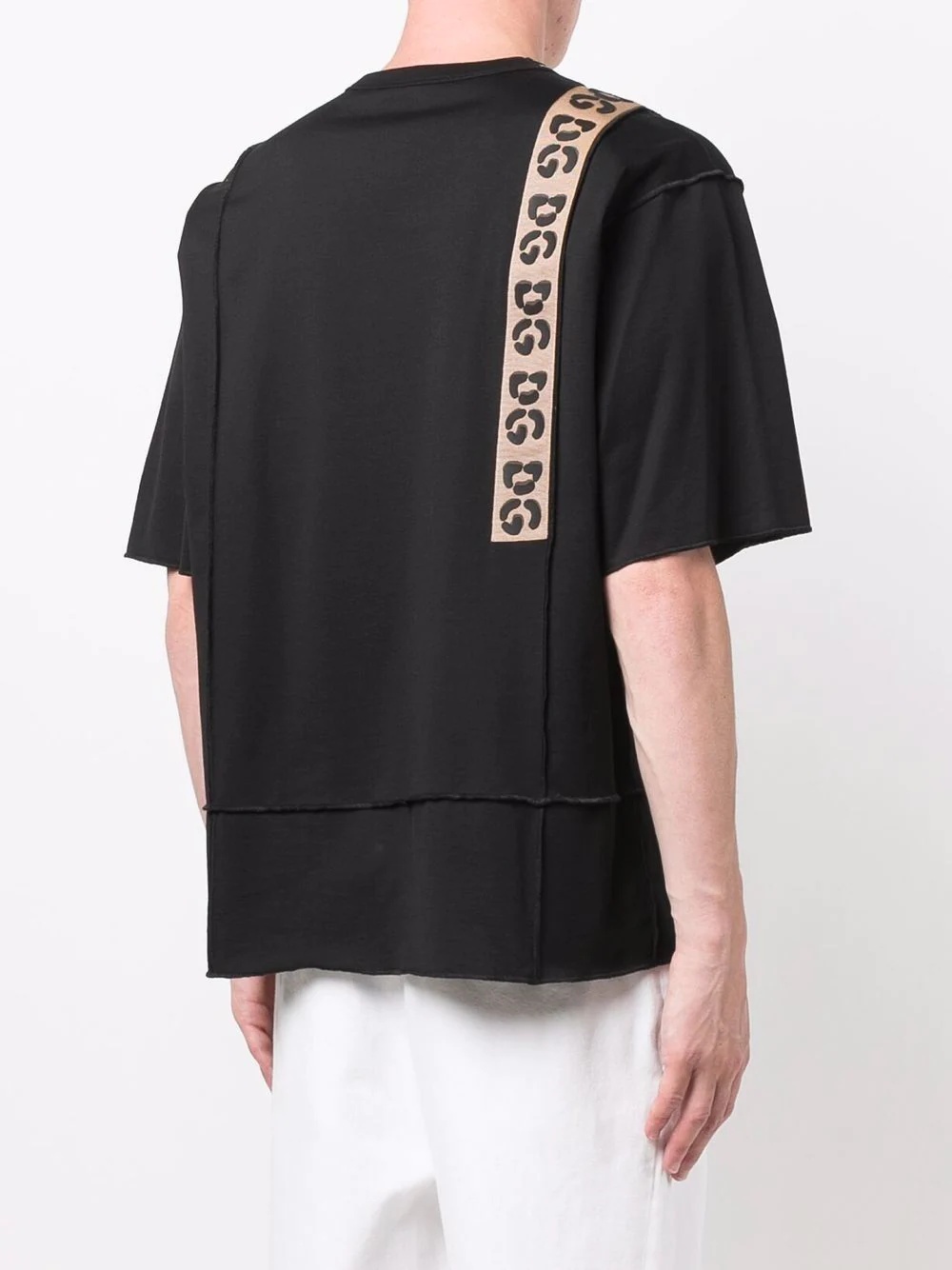 exposed seam panelled T-shirt - 4