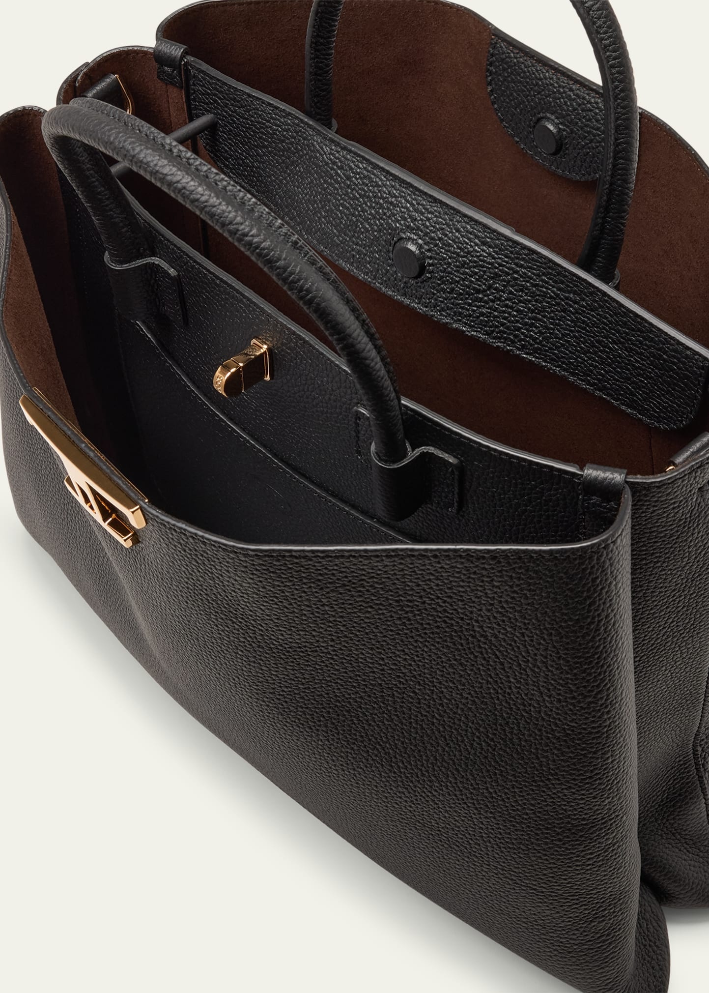 Calf Leather Top-Handle Bag - 4
