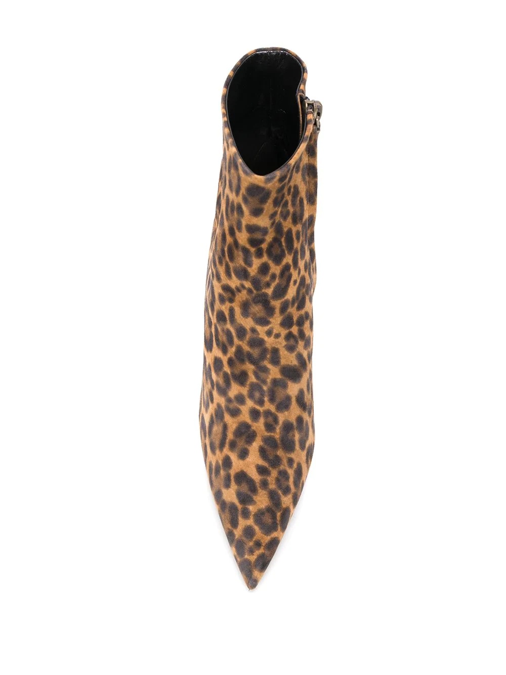 leopard print 90mm ankle boots - 4