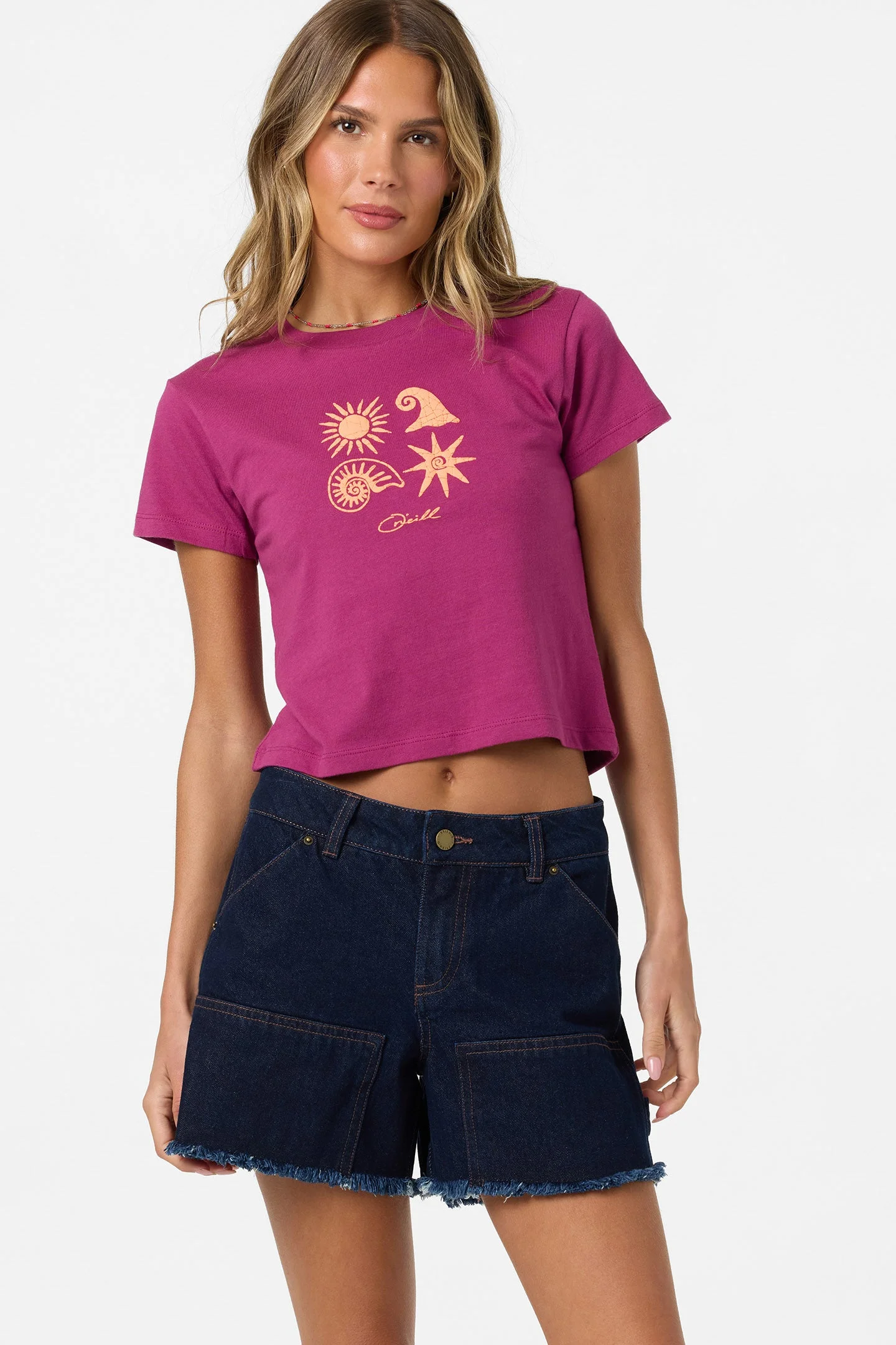 Shell Star Fitted Tee - 1