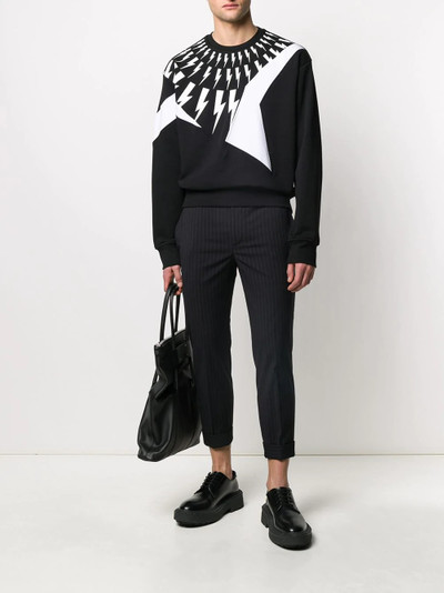 Neil Barrett Thunderbolt sweatshirt outlook