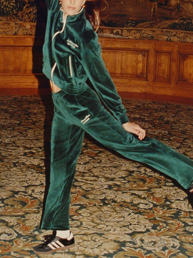 Faubourg cotton velour track jacket 5
