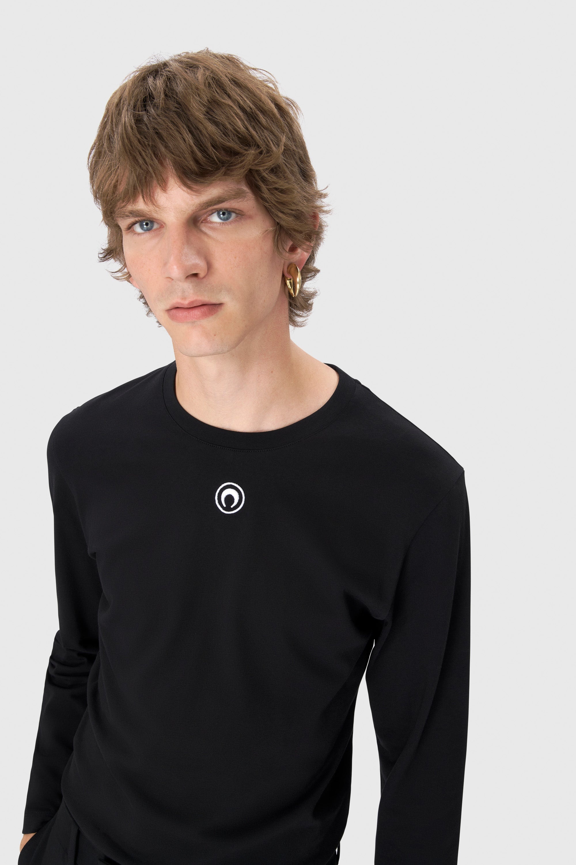 Organic Cotton Plain Long Sleeve T-shirt - 3