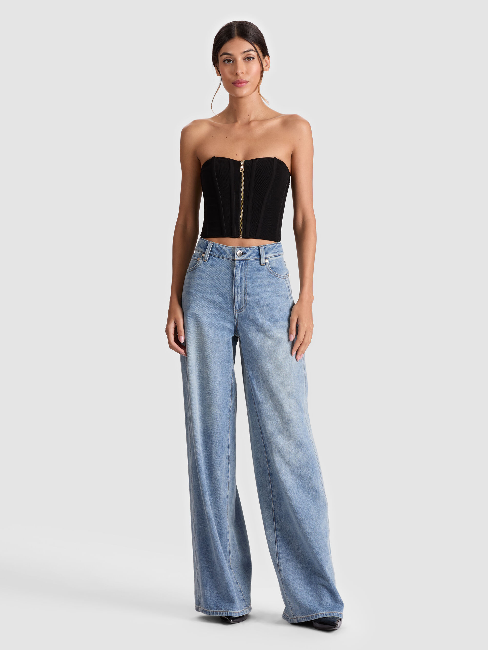 TASHA ZIP FRONT CORSET - 3