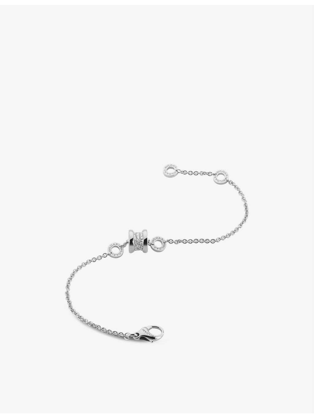 B.zero1 18ct white-gold and 0.31ct brilliant-cut diamond bracelet - 2