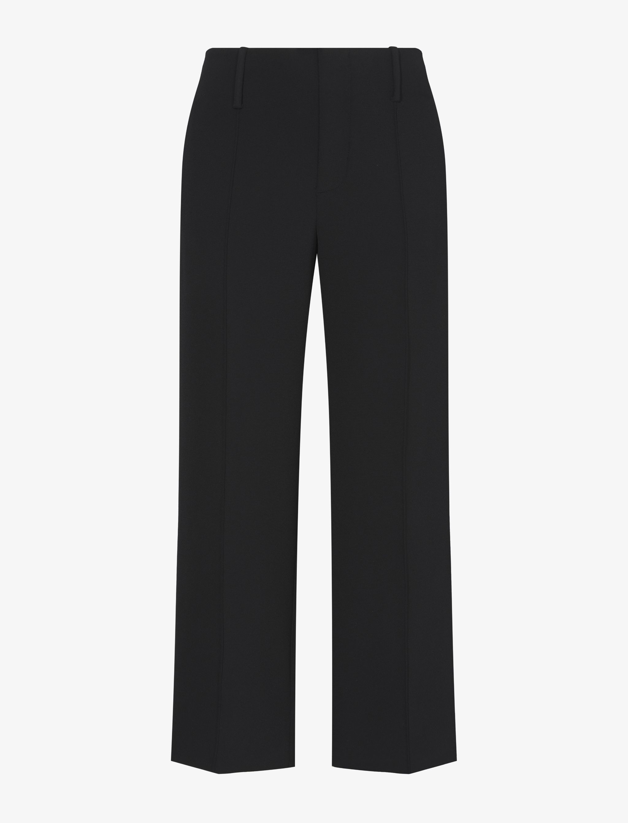 Bi-Stretch Crepe Cropped Pants - 1