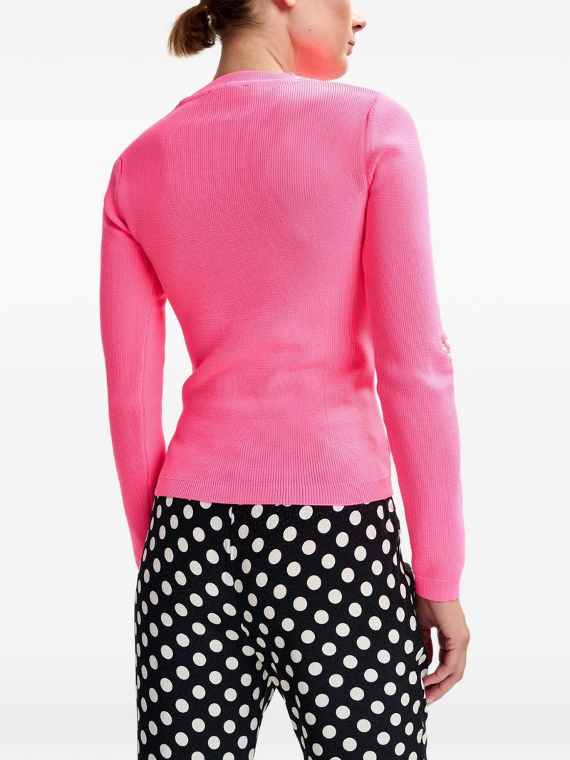 floral-embroidery sweater 4